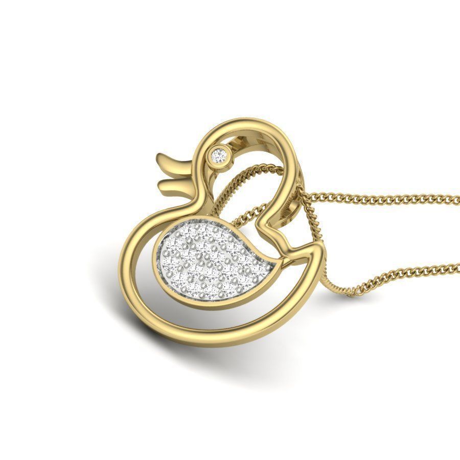 Women Pendant 3D print model_12