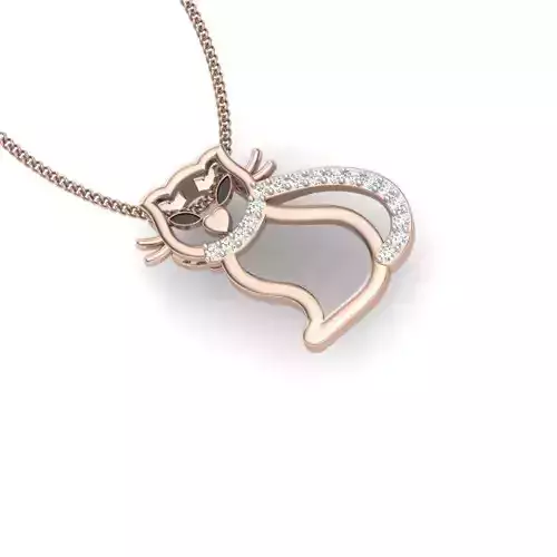 solitaire wedding women pendant 3dm render detail 