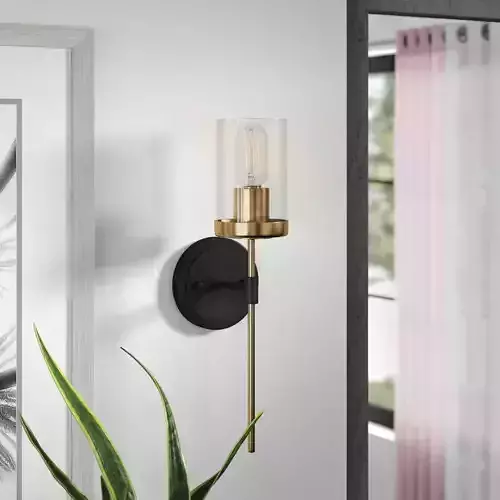 WS Antares Light Oil Rubbed Bronze Satin Brass Wallchiere