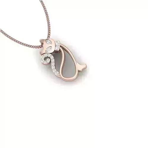 diamond pendant for women  3D print model