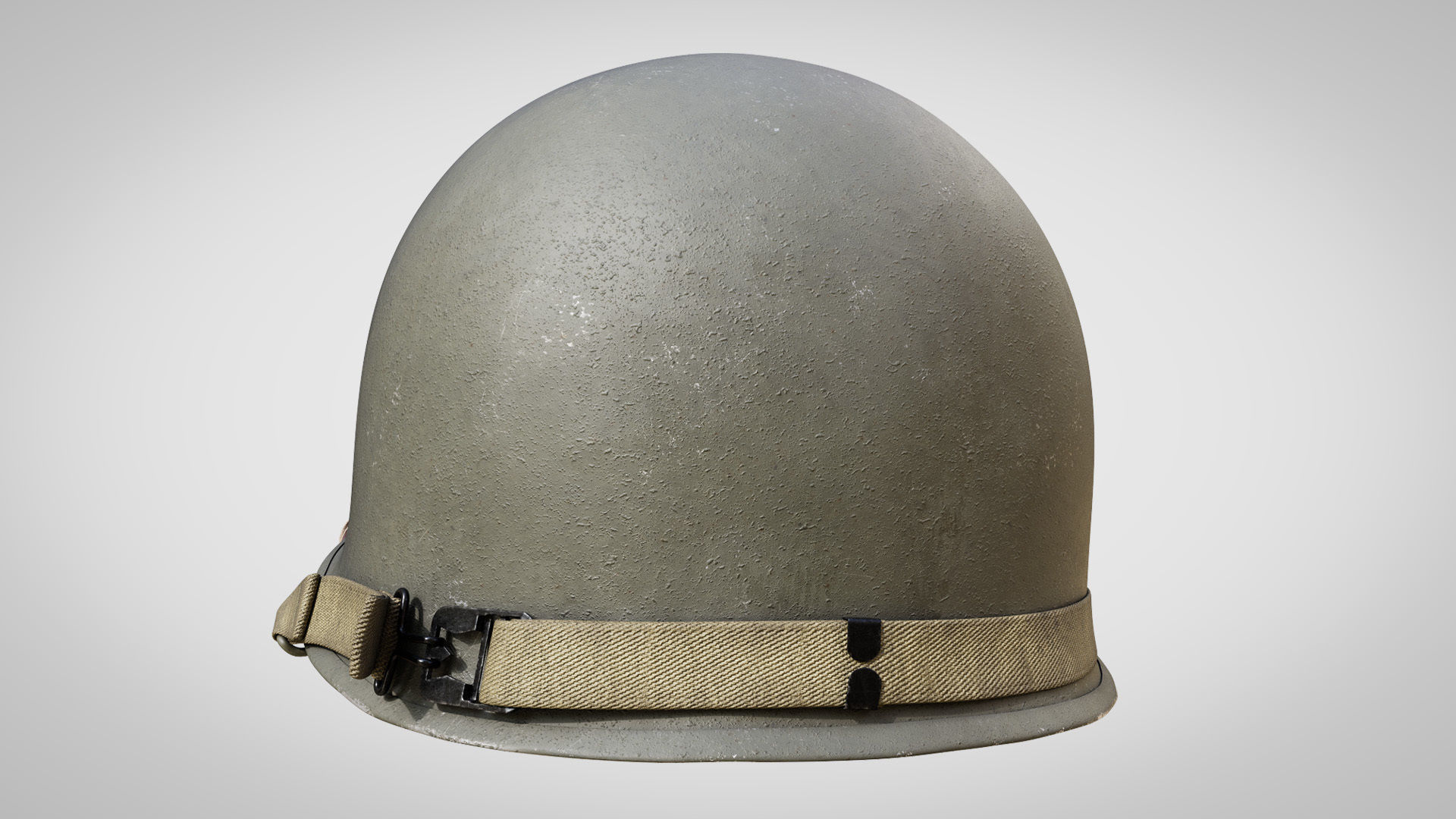 US WWII M1 Combat Helmet  3D model_2