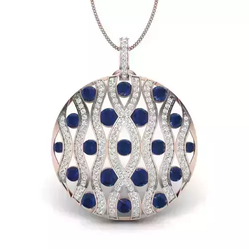 diamond pendant 3D print model