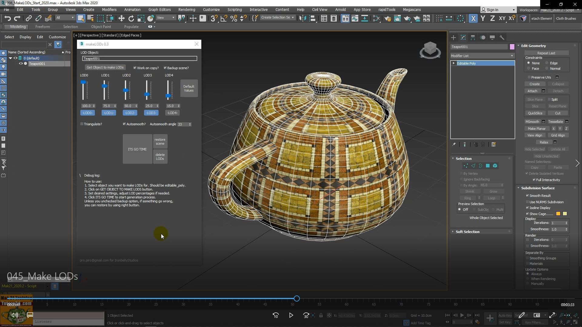 Video Corso 3ds max Script che Passione MP4 3D model_8