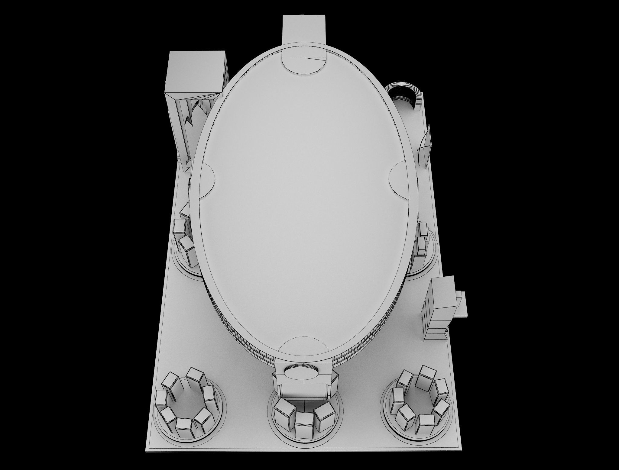 Booth Exhibition Stand a538a 3D model_9