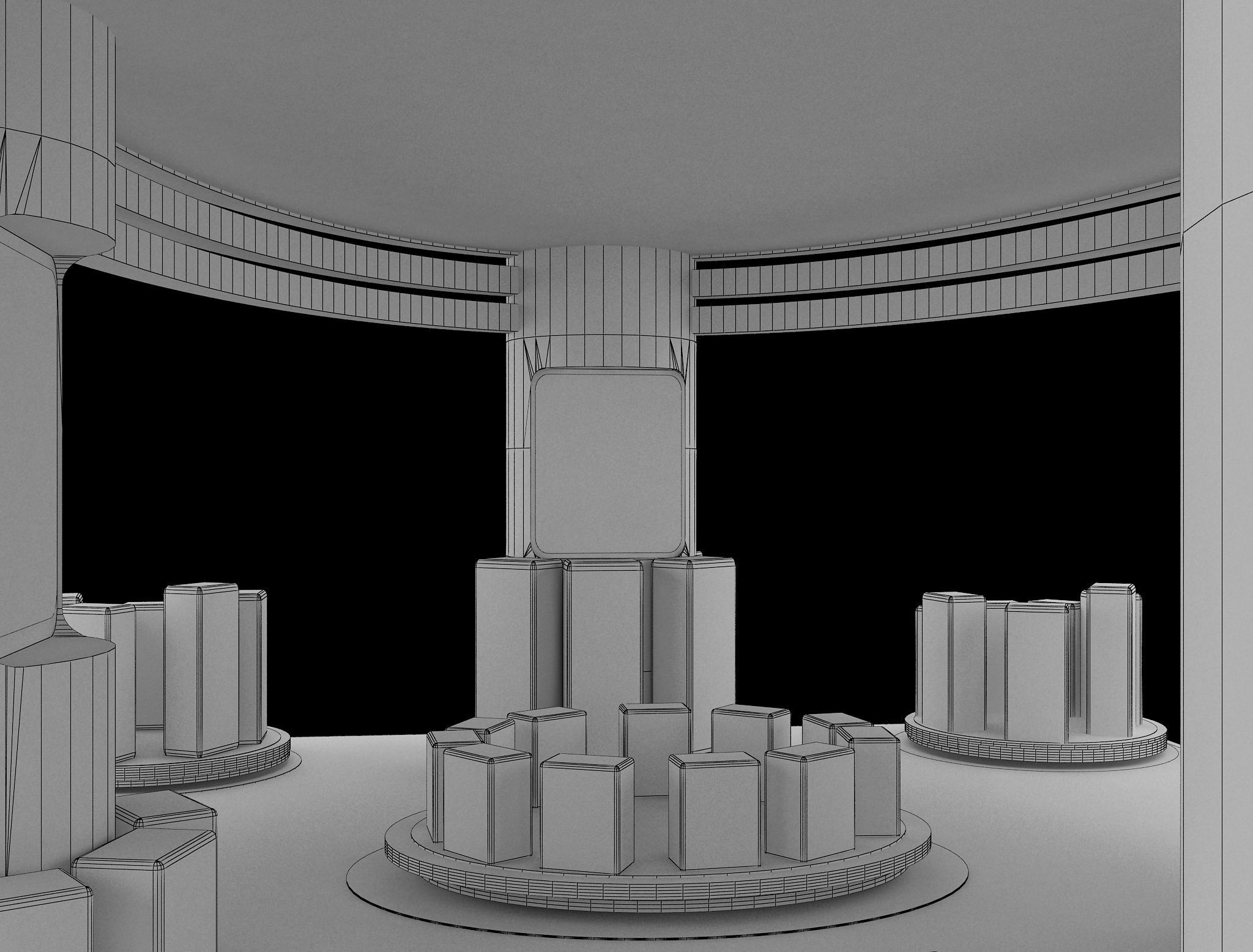 Booth Exhibition Stand a538a 3D model_19