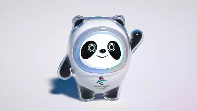 Bing Dwen Dwen-3D The Mascots of Beijing Winter Olympic Games 3D model