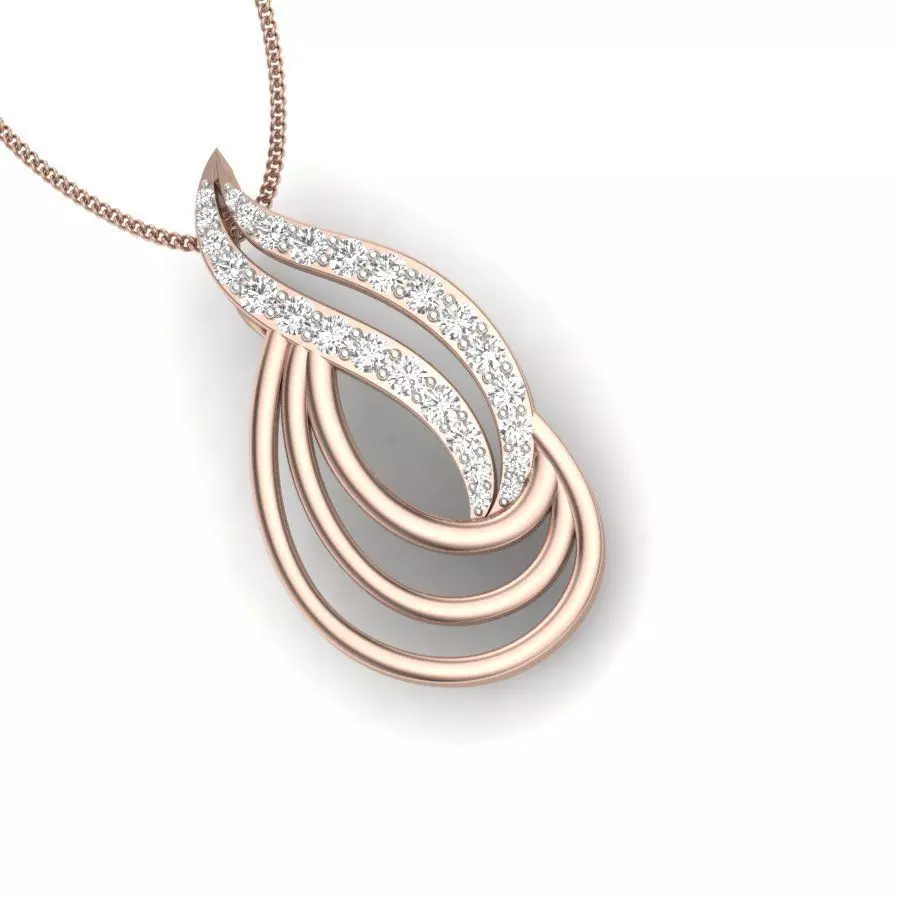 diamond pendant 3D print model