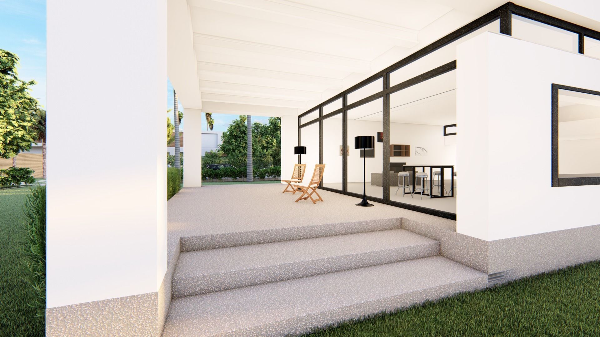 Modern House 3D model_5