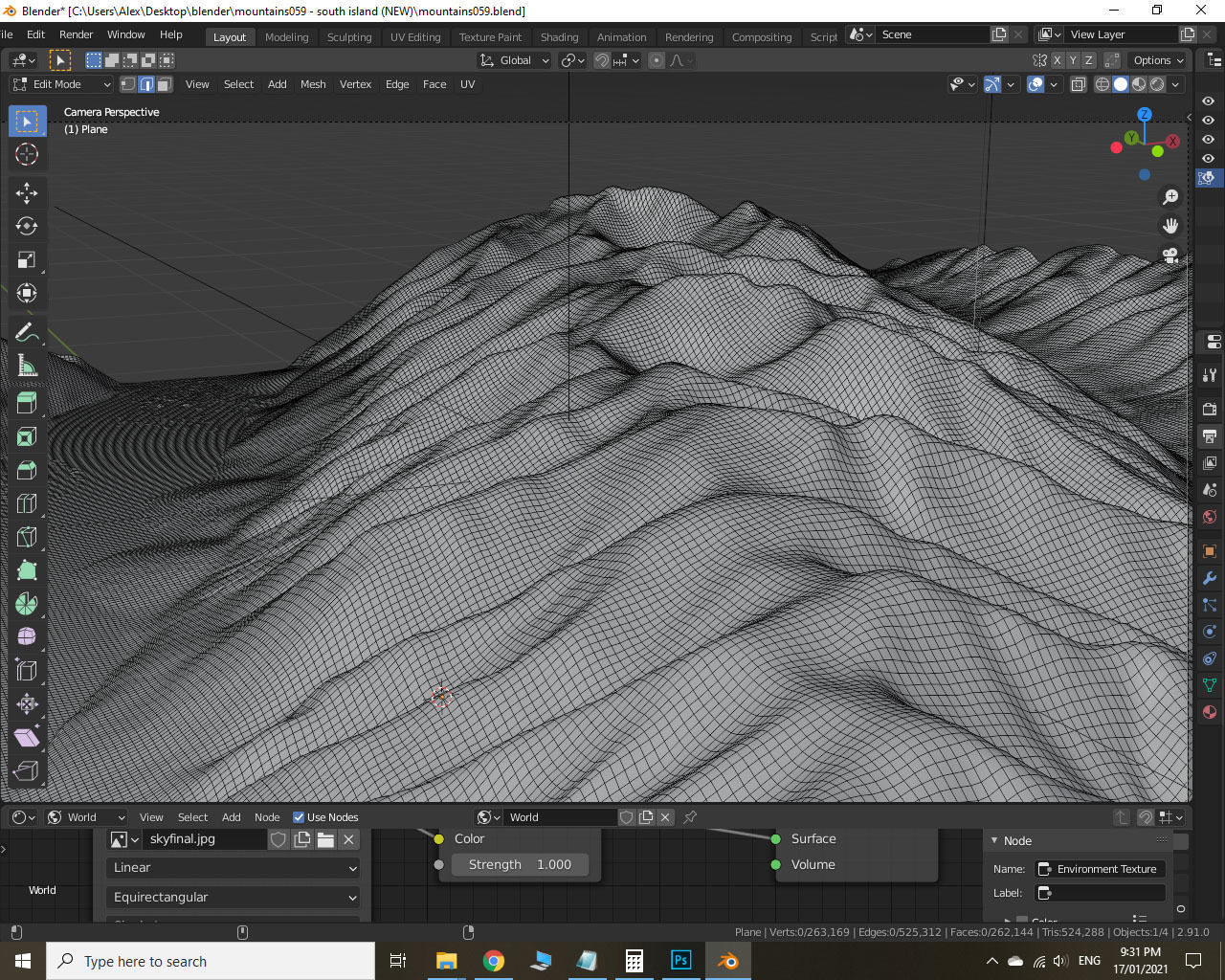 Volcano Mountains Pack 3D model_71