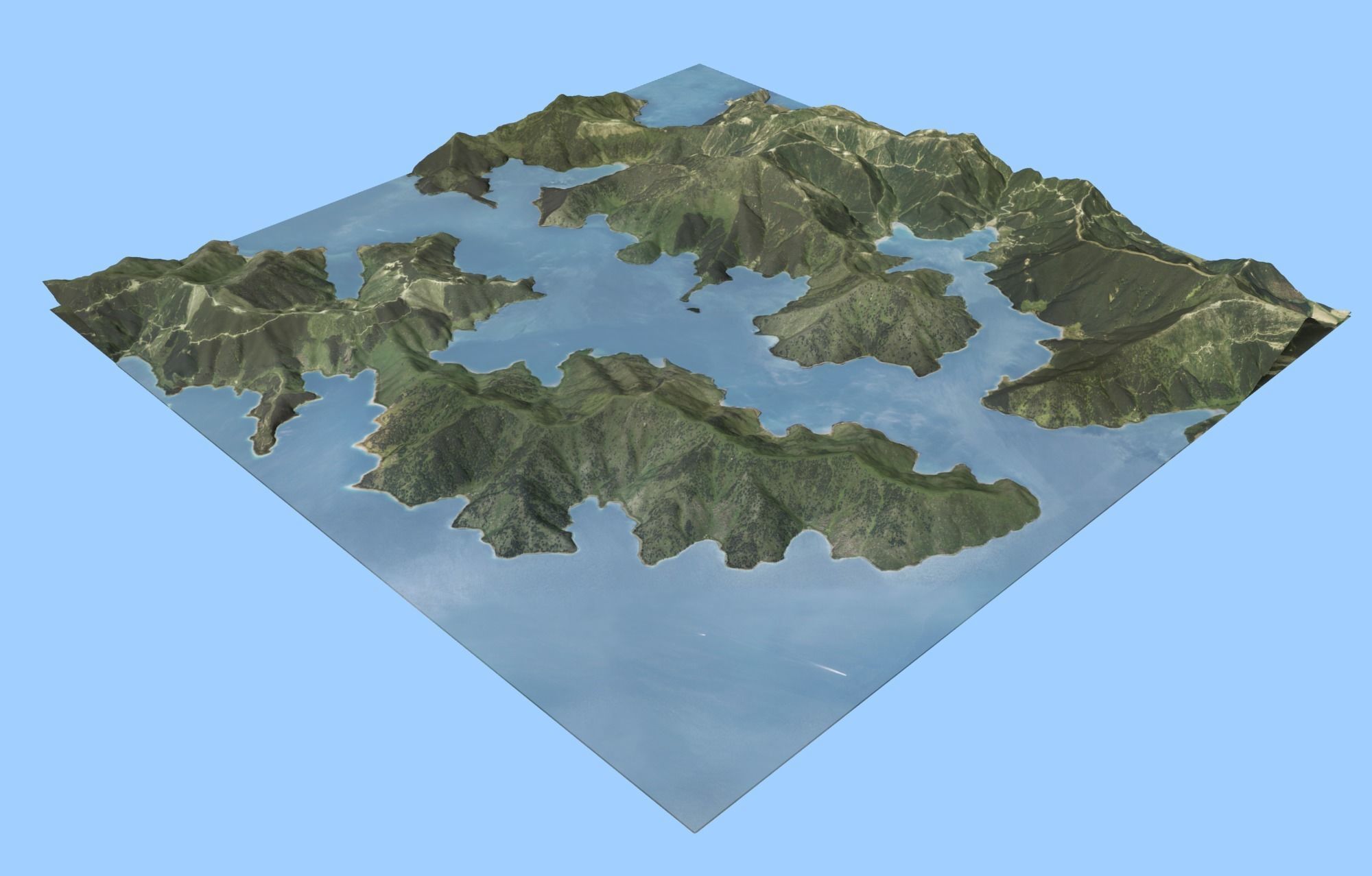 Volcano Mountains Pack 3D model_32