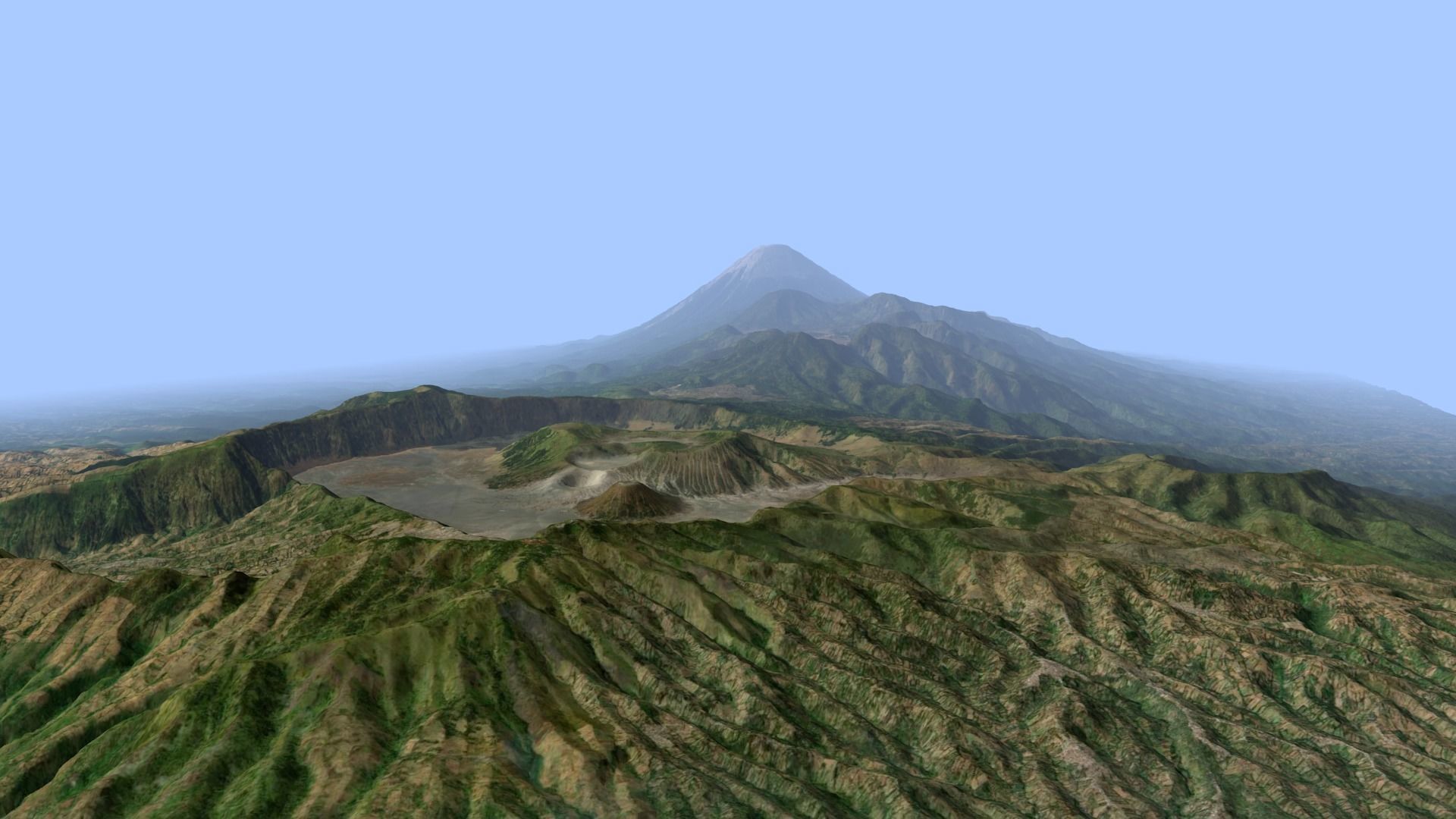 Volcano Mountains Pack 3D model_13