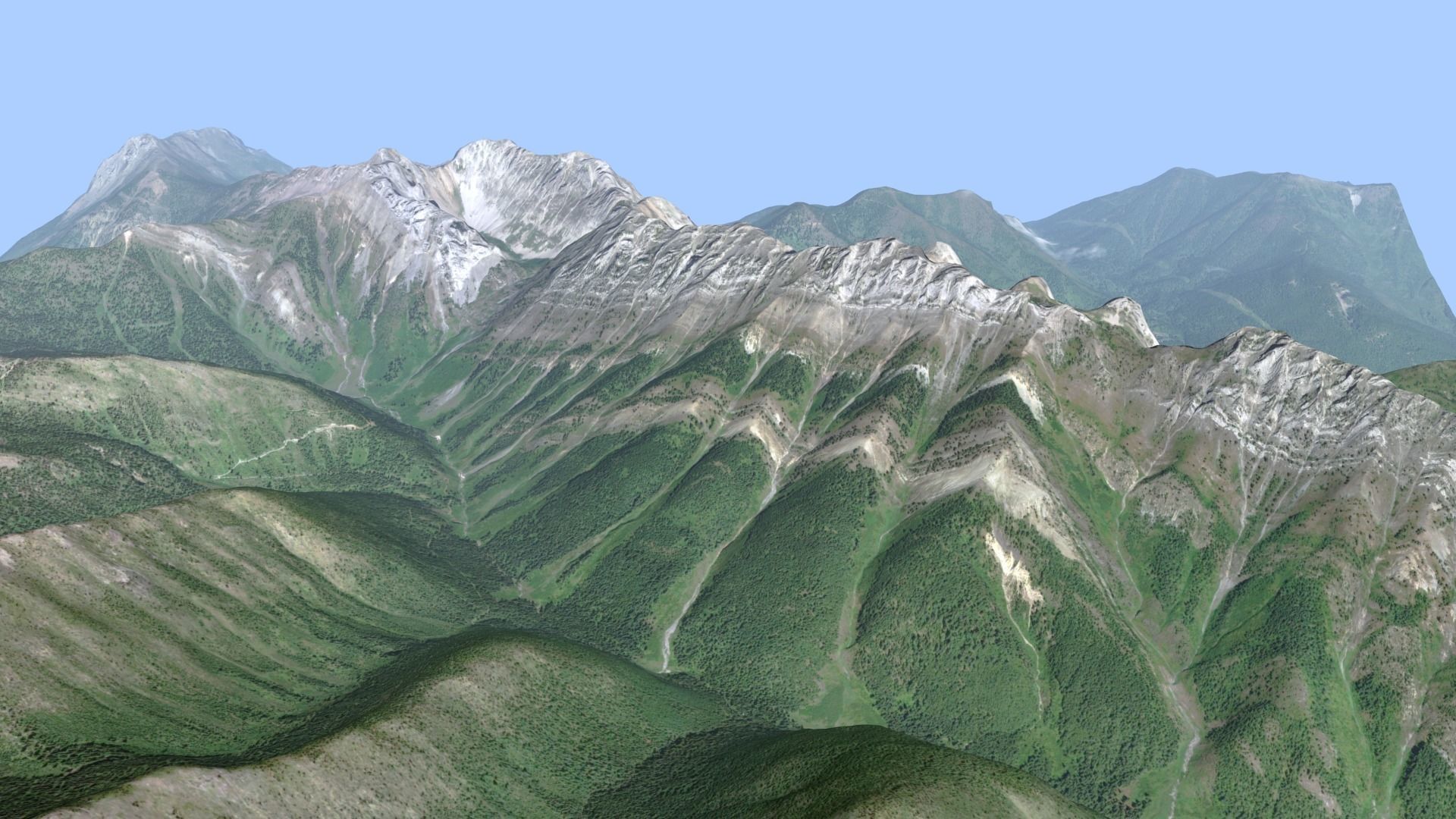 Volcano Mountains Pack 3D model_55