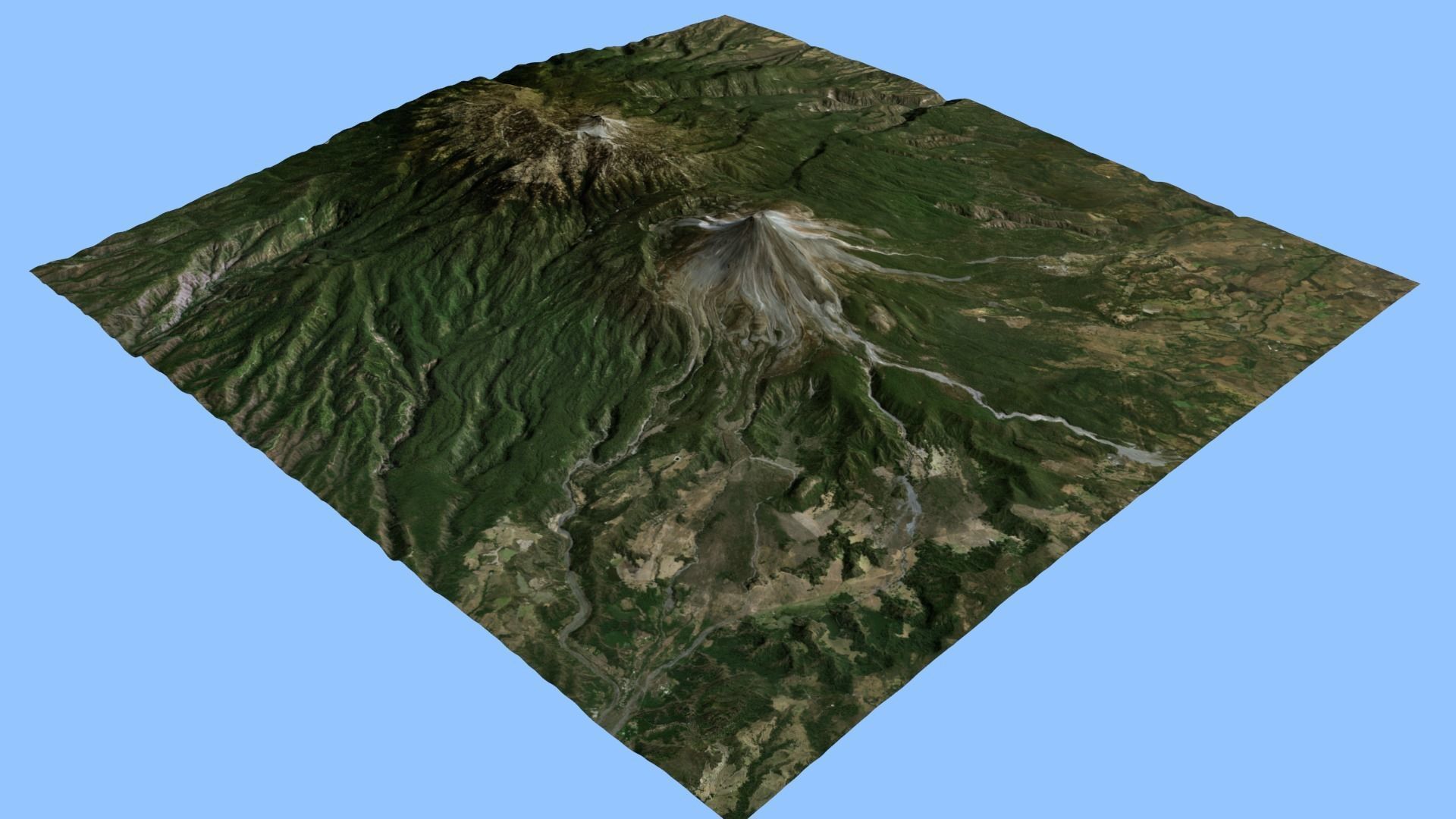 Volcano Mountains Pack 3D model_47