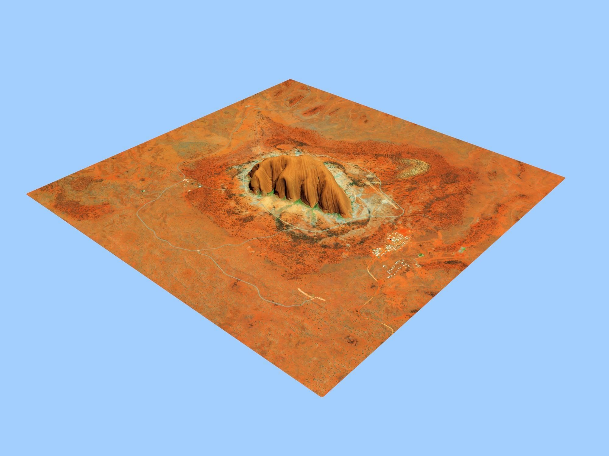 Volcano Mountains Pack 3D model_35