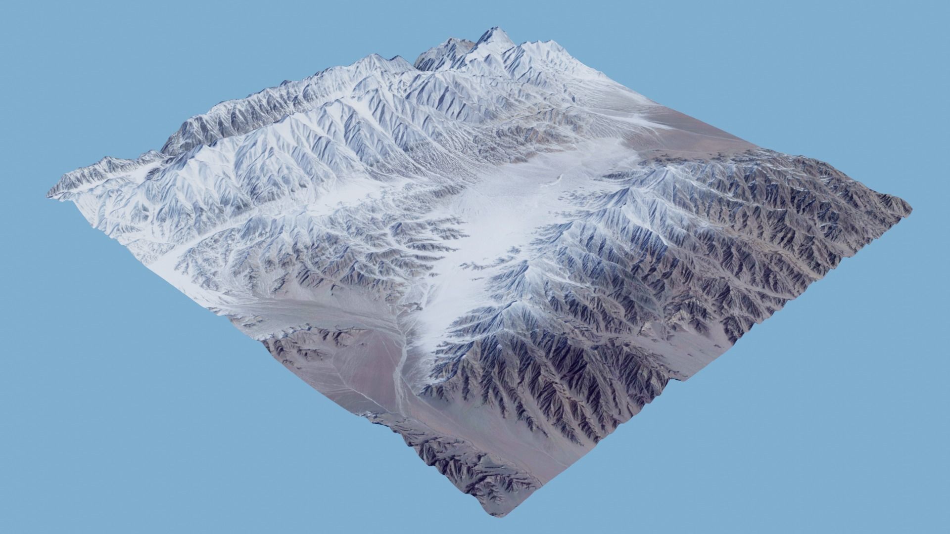 Volcano Mountains Pack 3D model_67