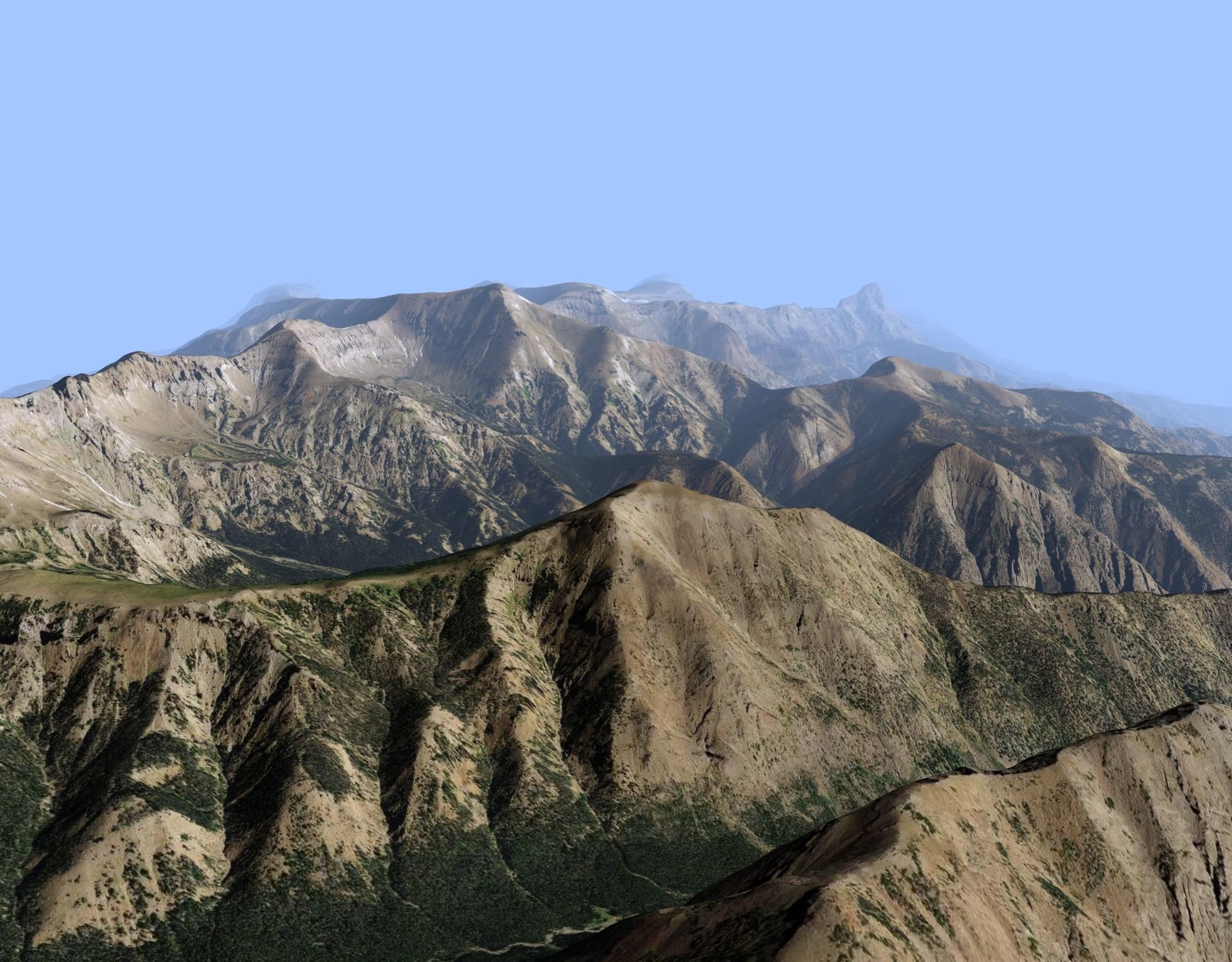 Volcano Mountains Pack 3D model_22