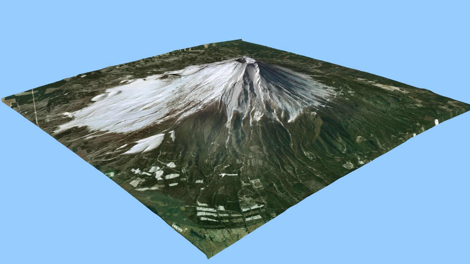 Volcano Mountains Pack 3D model_8