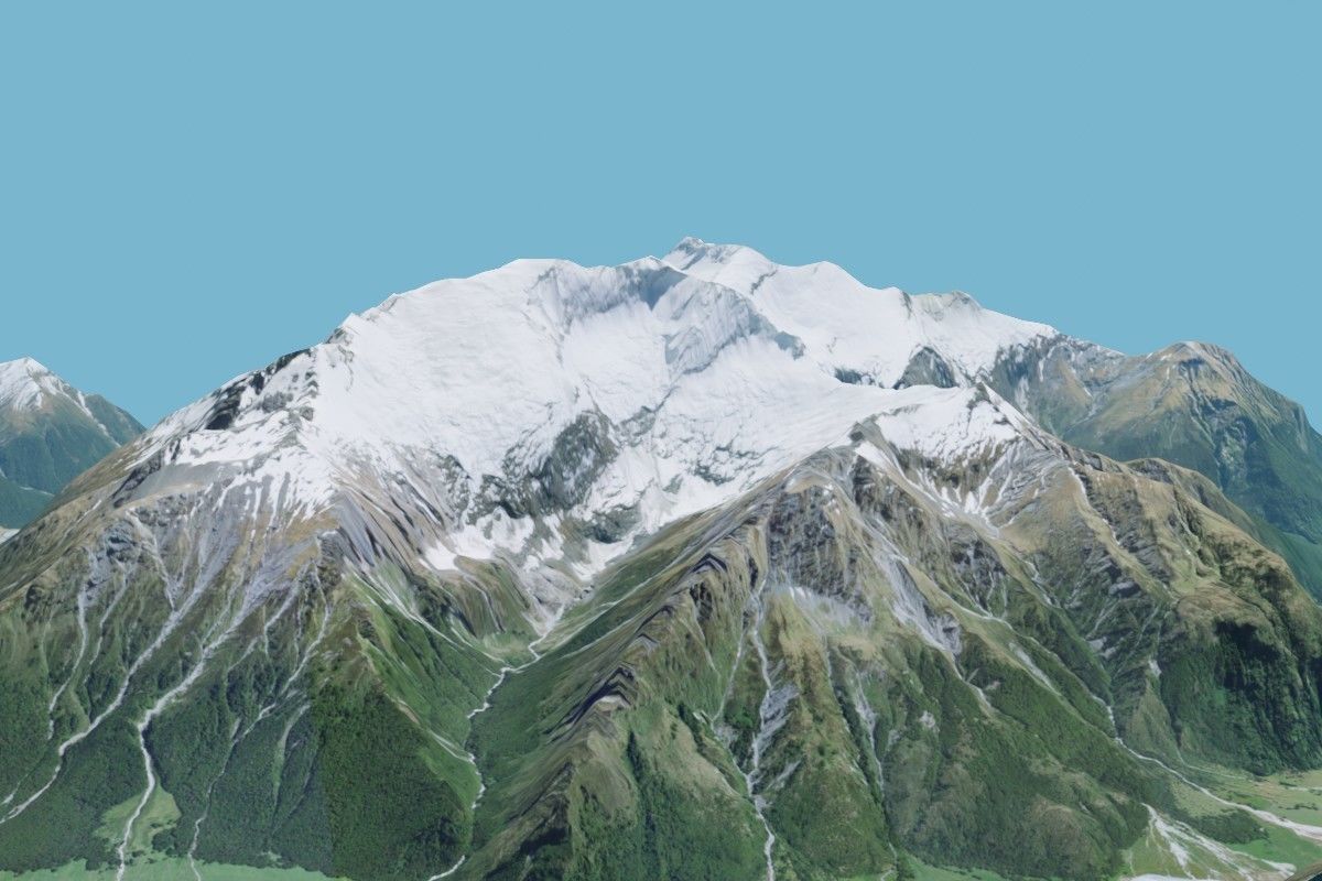 Volcano Mountains Pack 3D model_63