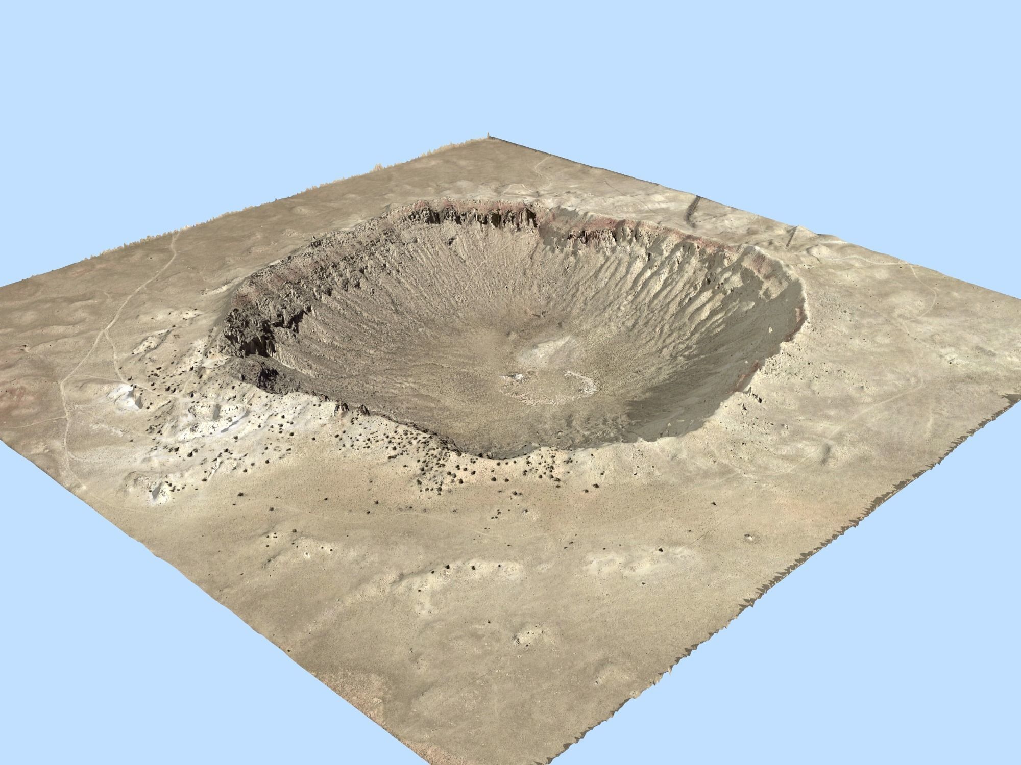 Volcano Mountains Pack 3D model_2