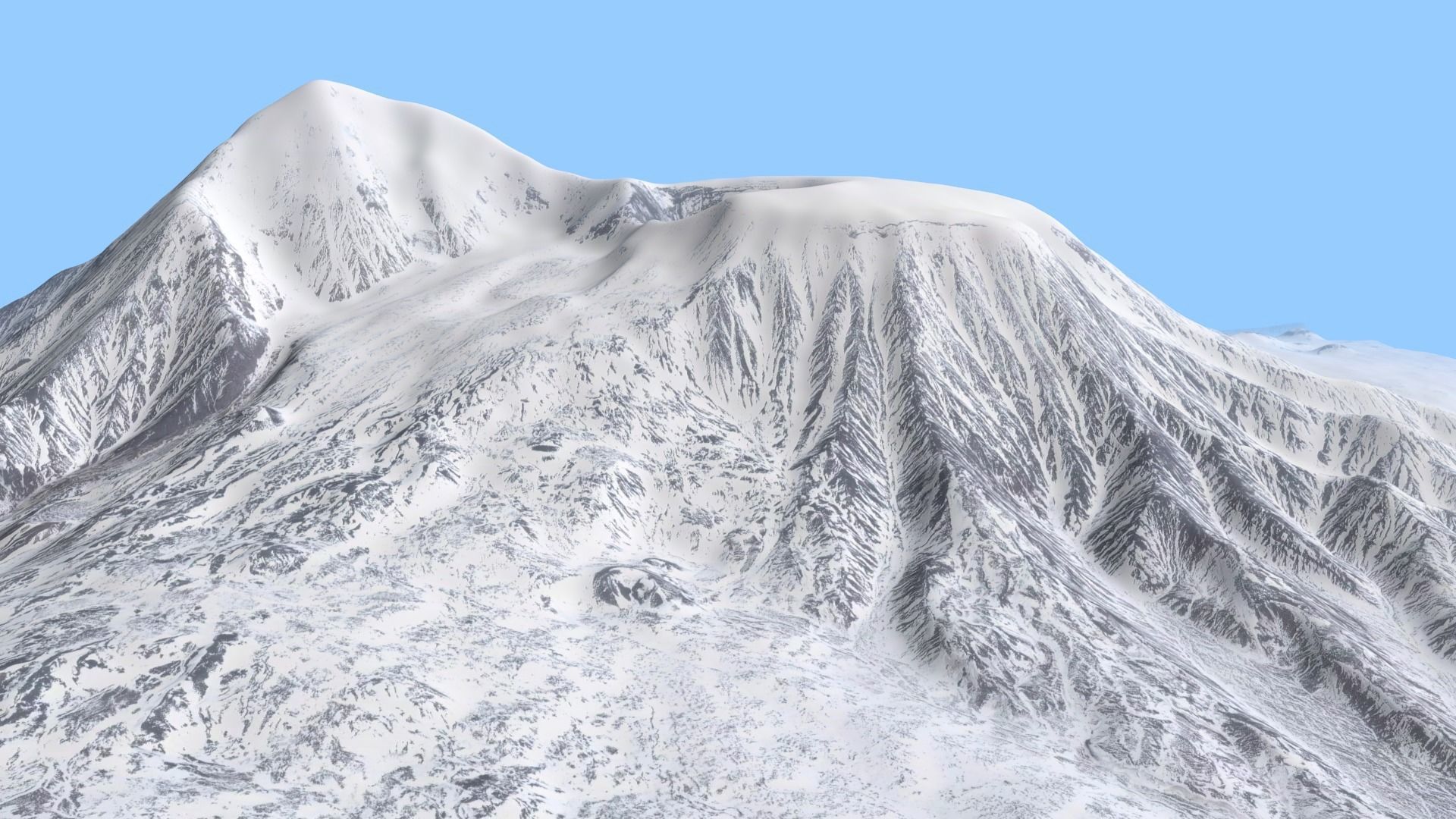 Volcano Mountains Pack 3D model_16