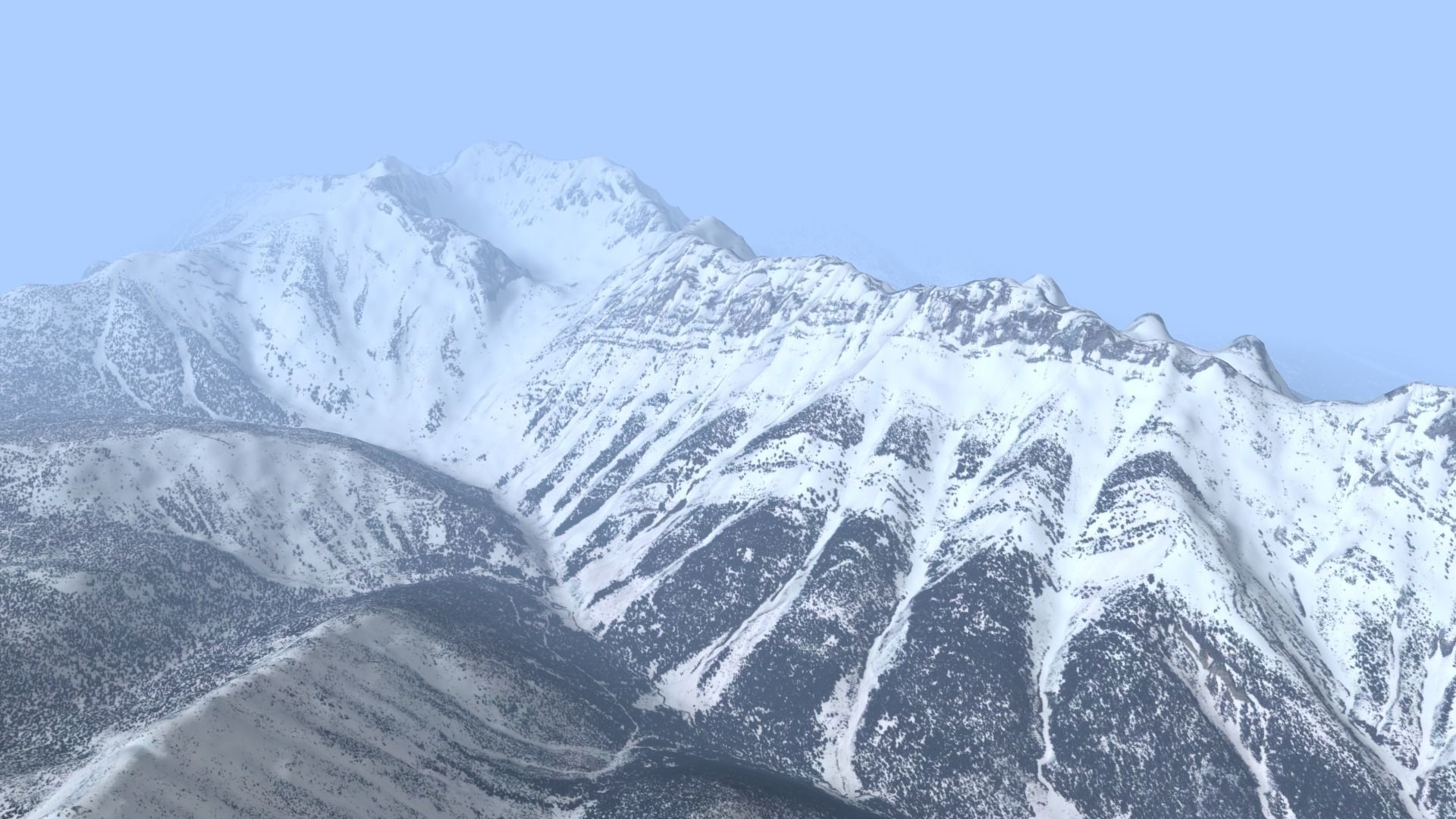 Volcano Mountains Pack 3D model_56