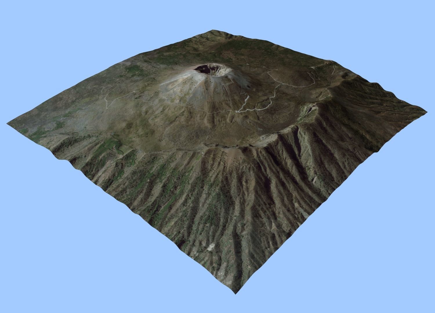 Volcano Mountains Pack 3D model_44