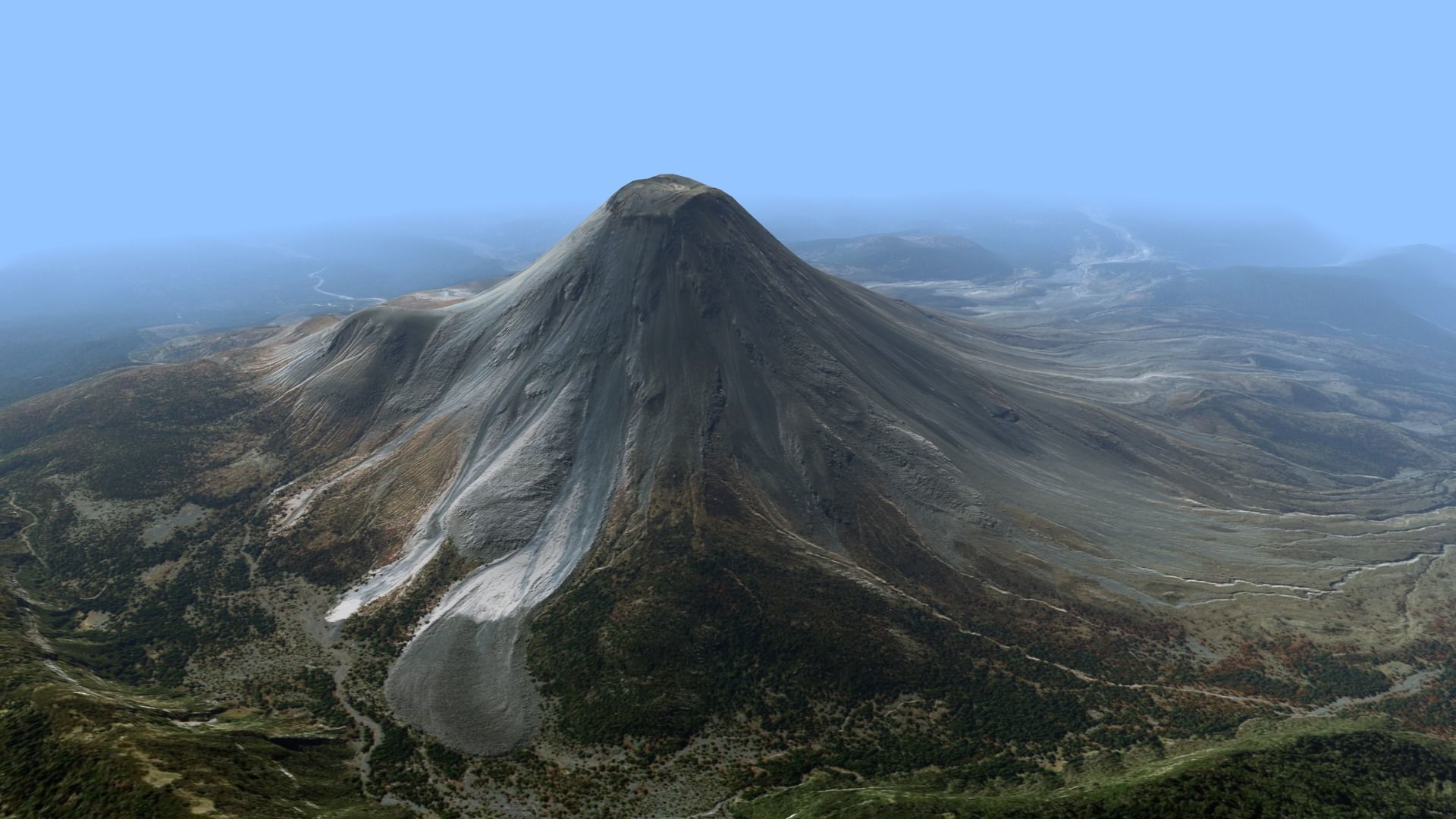 Volcano Mountains Pack 3D model_46