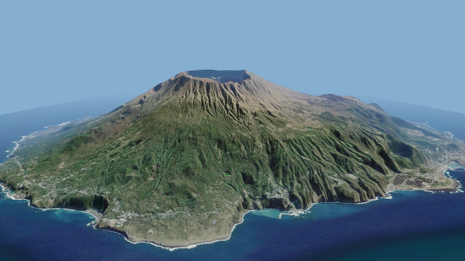 Volcano Mountains Pack 3D model_72