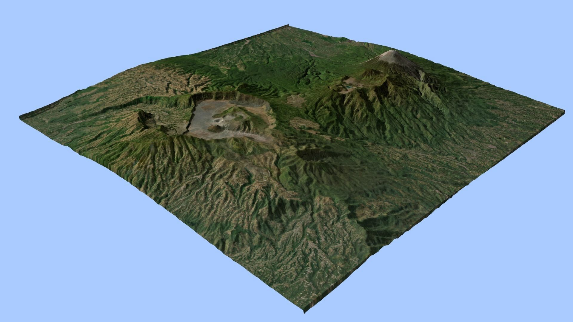 Volcano Mountains Pack 3D model_14