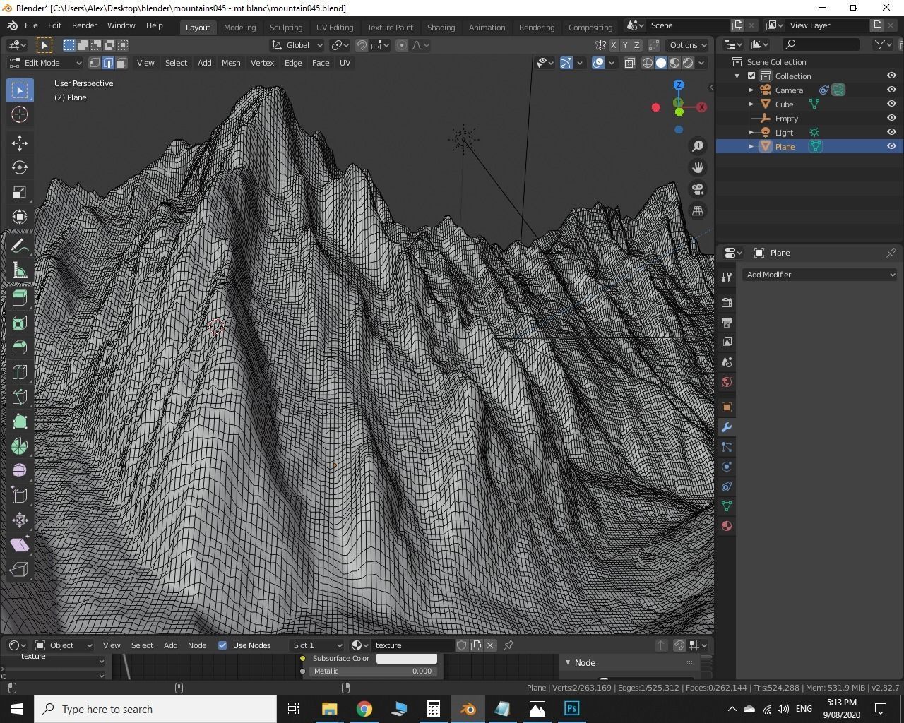 Volcano Mountains Pack 3D model_62