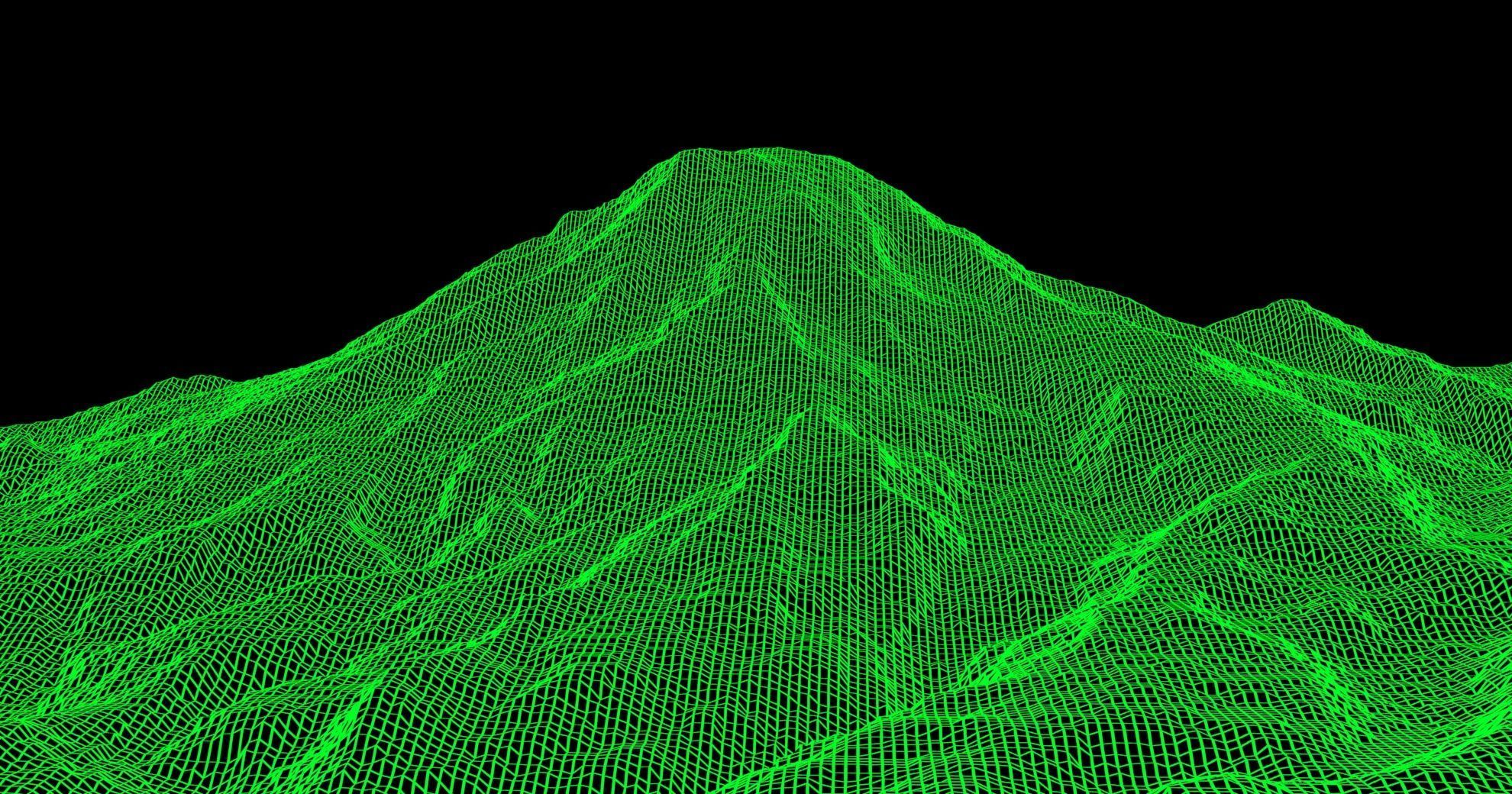 Volcano Mountains Pack 3D model_30
