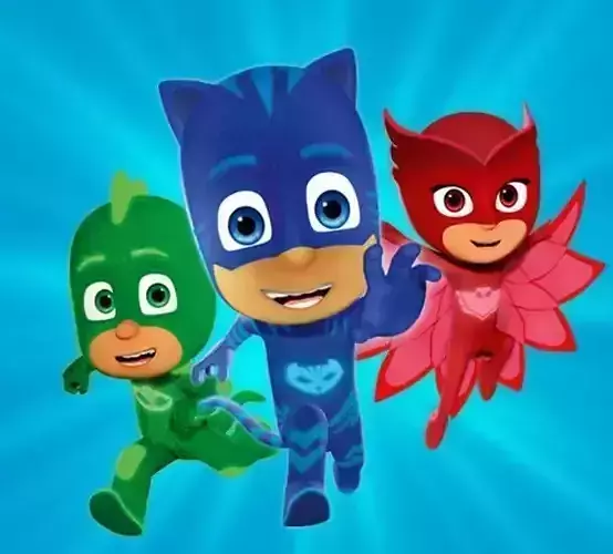 PJ Mask Cookie Cutter Set 3D print model