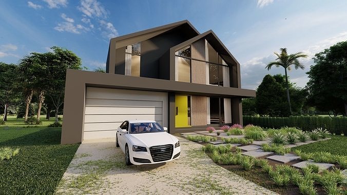 Modern House 3D model