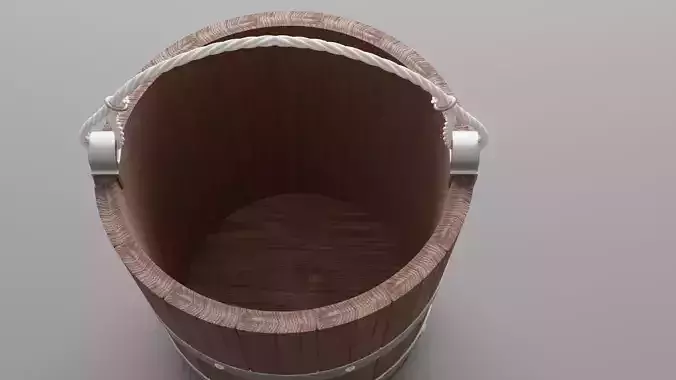 Wood bucket 