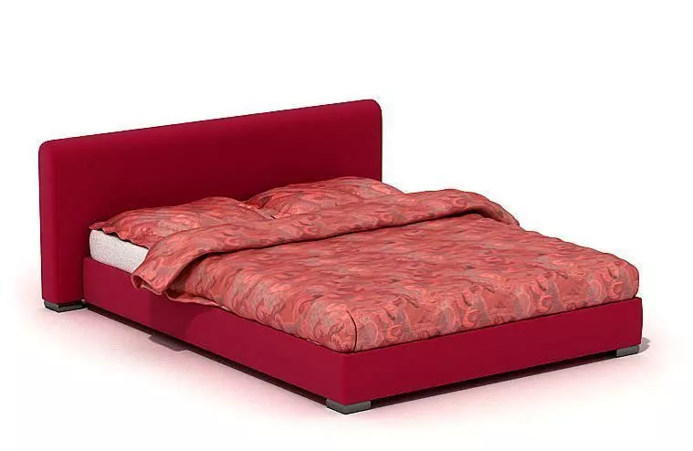 Comfortable Full Size Bed 3D model