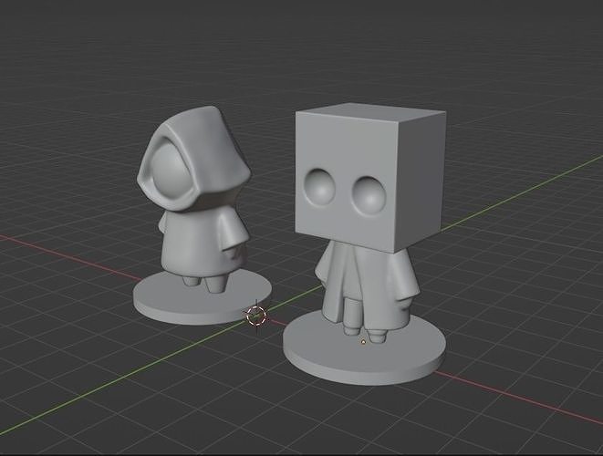 Mono and Six Little Nightmares II  3D print model