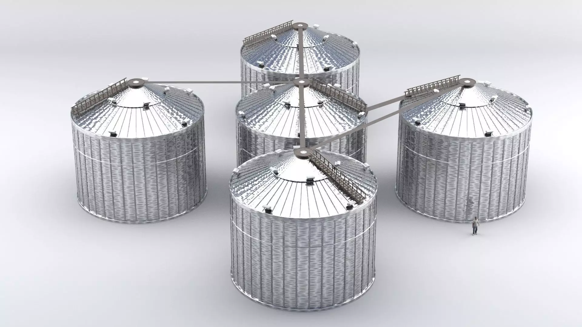 Silo or storage Free 3D model