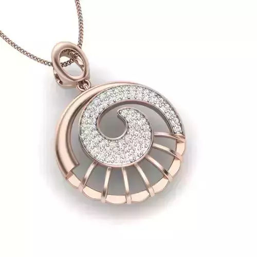 Women pendant 3dm render detail 