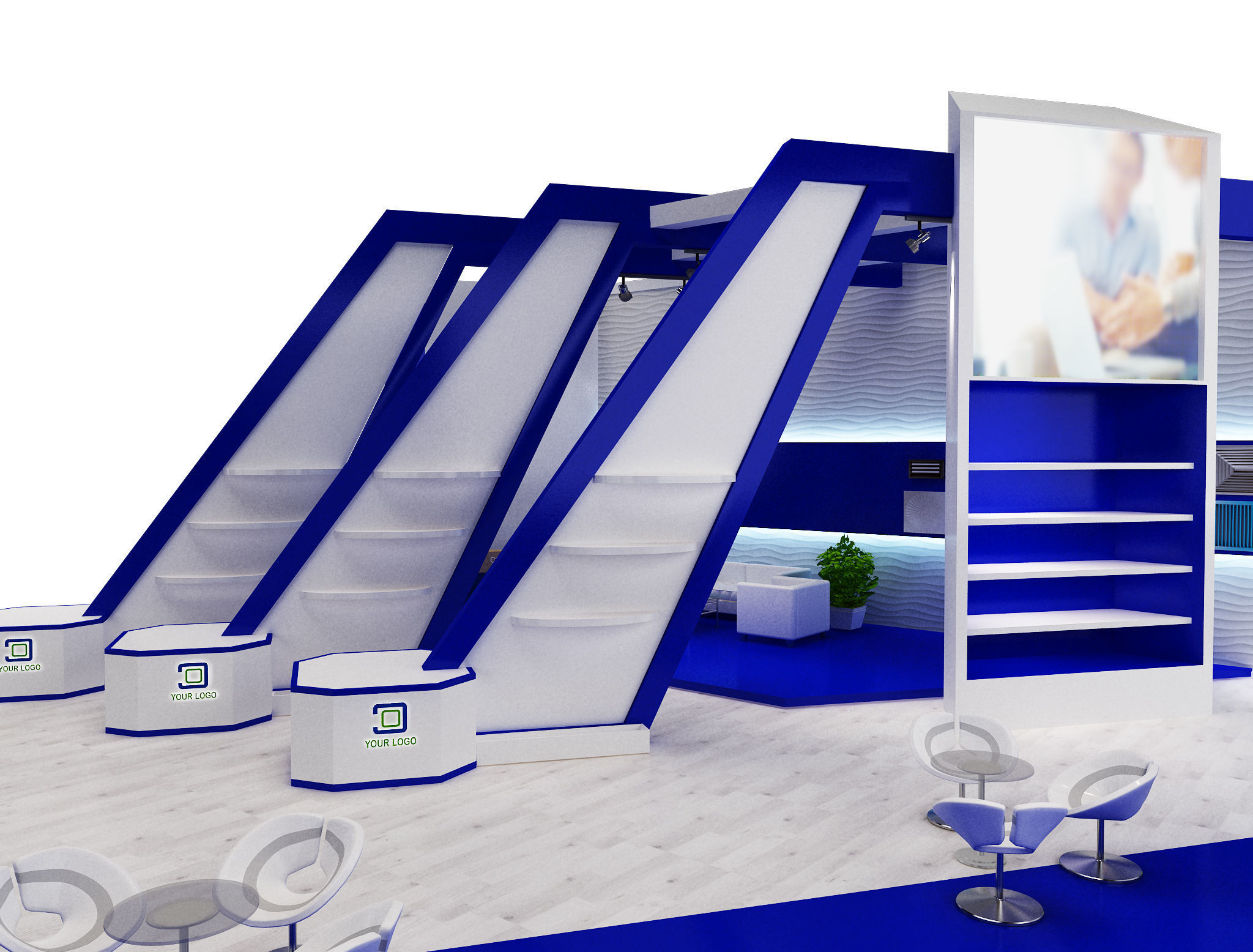 Booth Exhibition Stand a 546 3D model_20