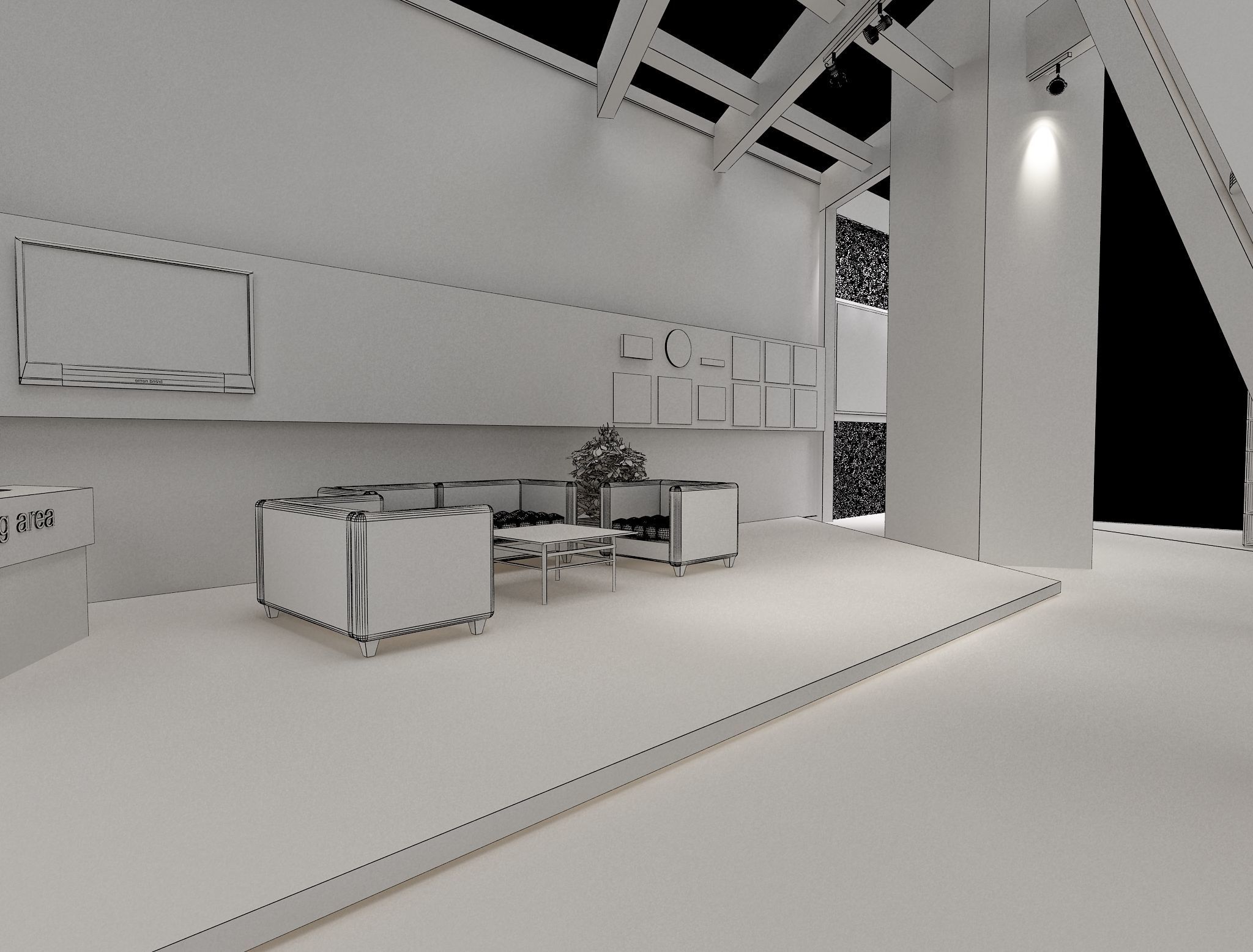 Booth Exhibition Stand a 546 3D model_5