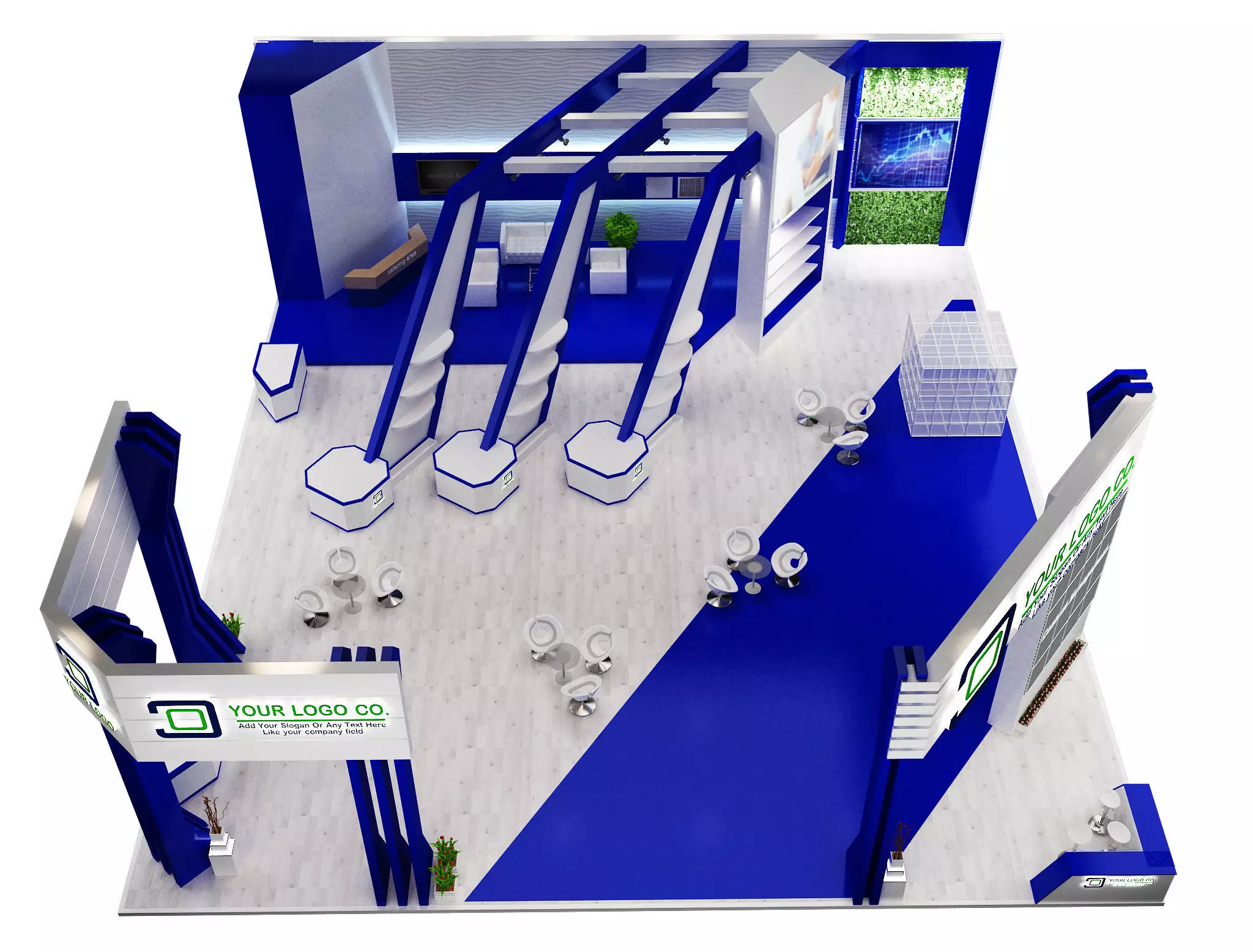 Booth Exhibition Stand a 546 3D model_0