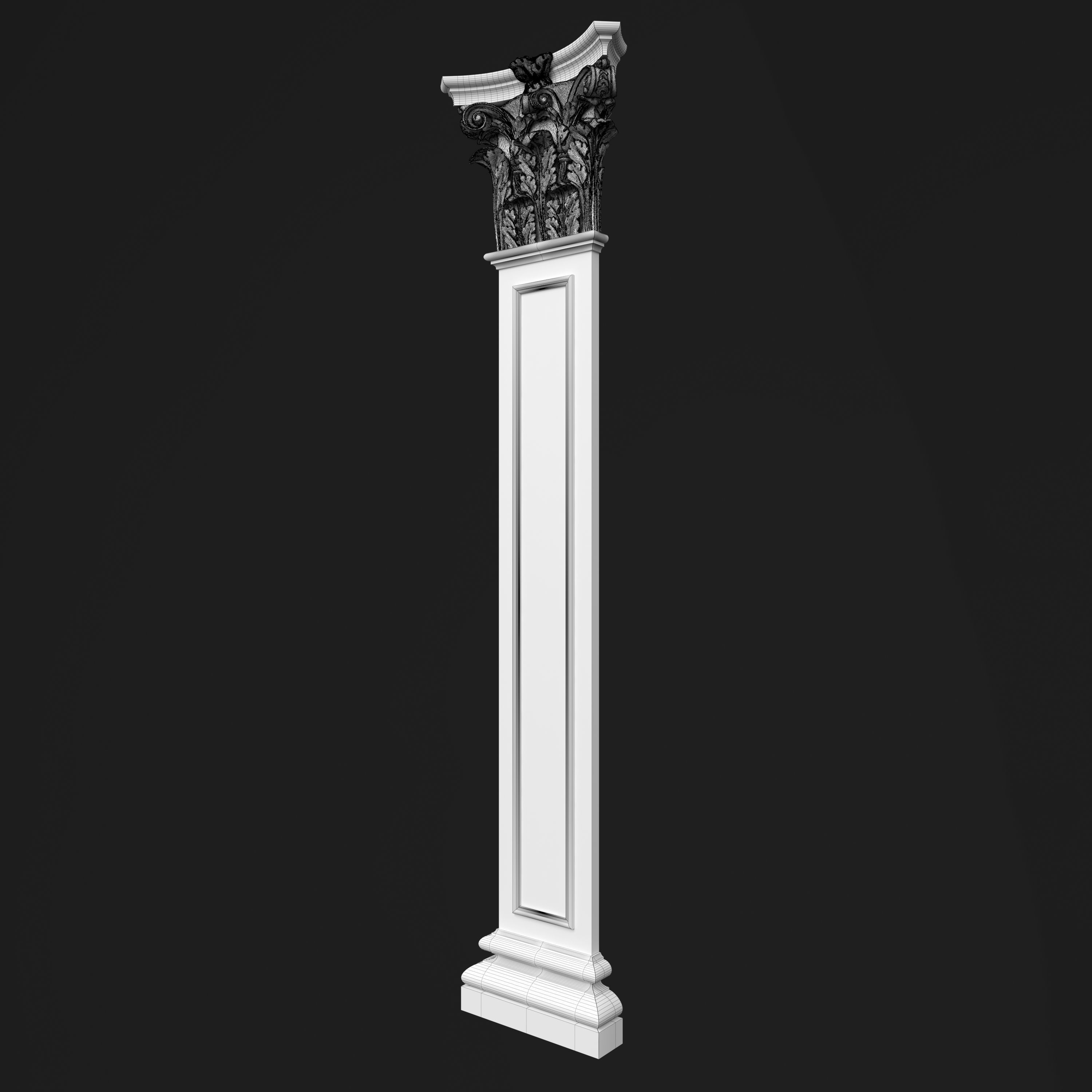Column Decorative 19 3D model_9