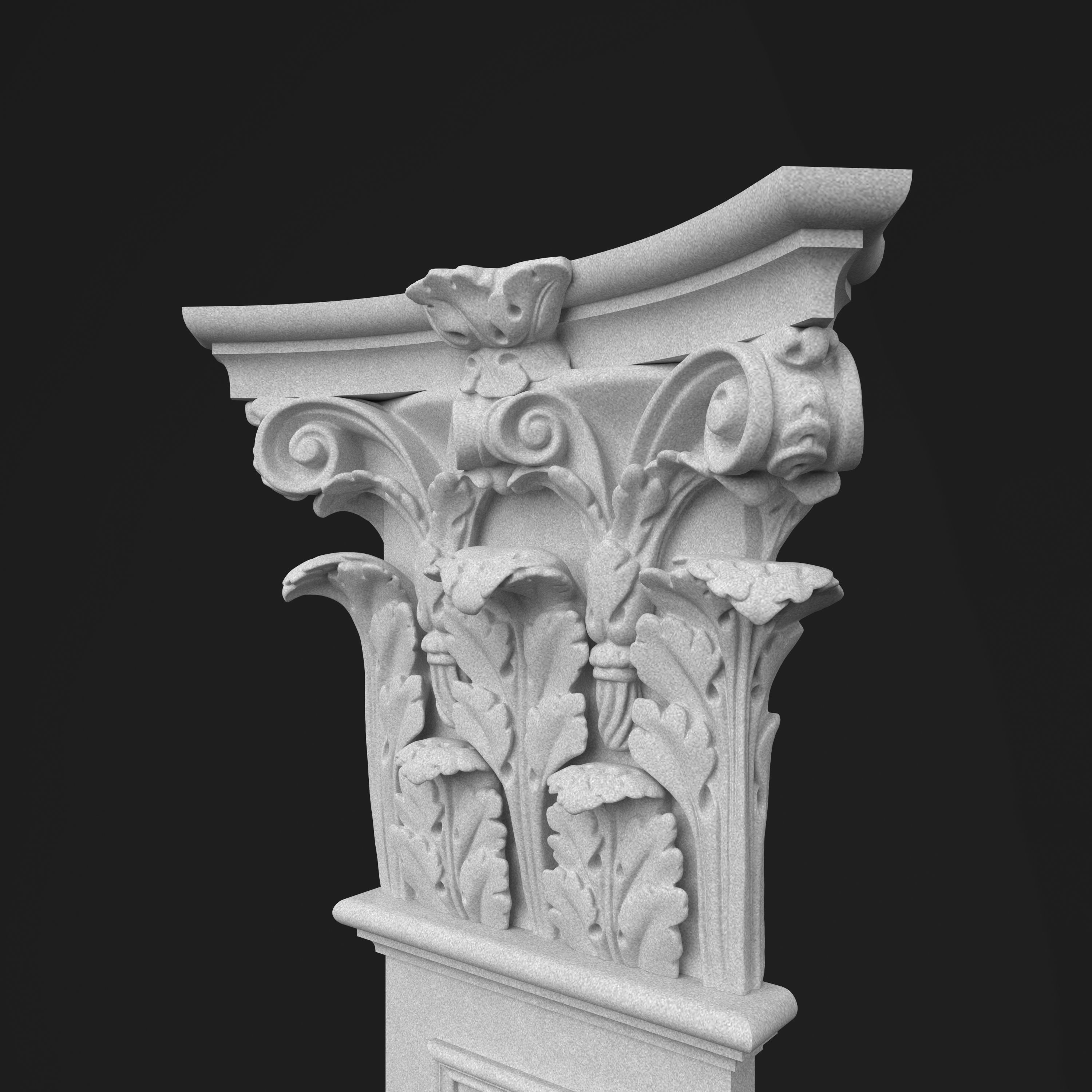Column Decorative 19 3D model_10