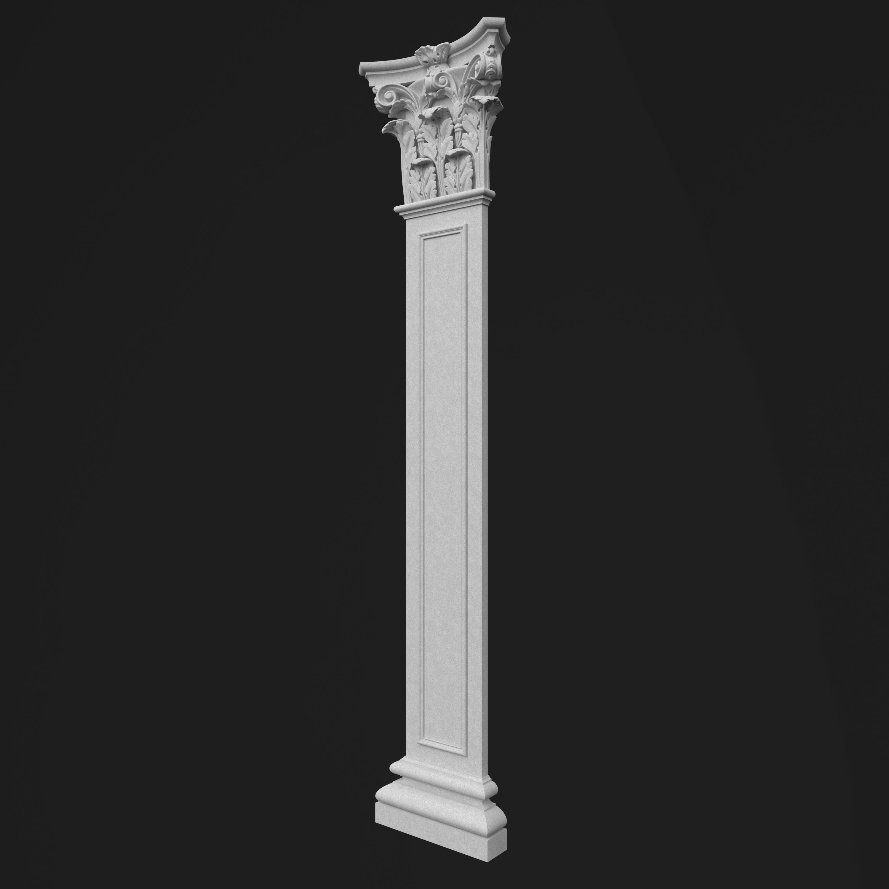 Column Decorative 19 3D model_8