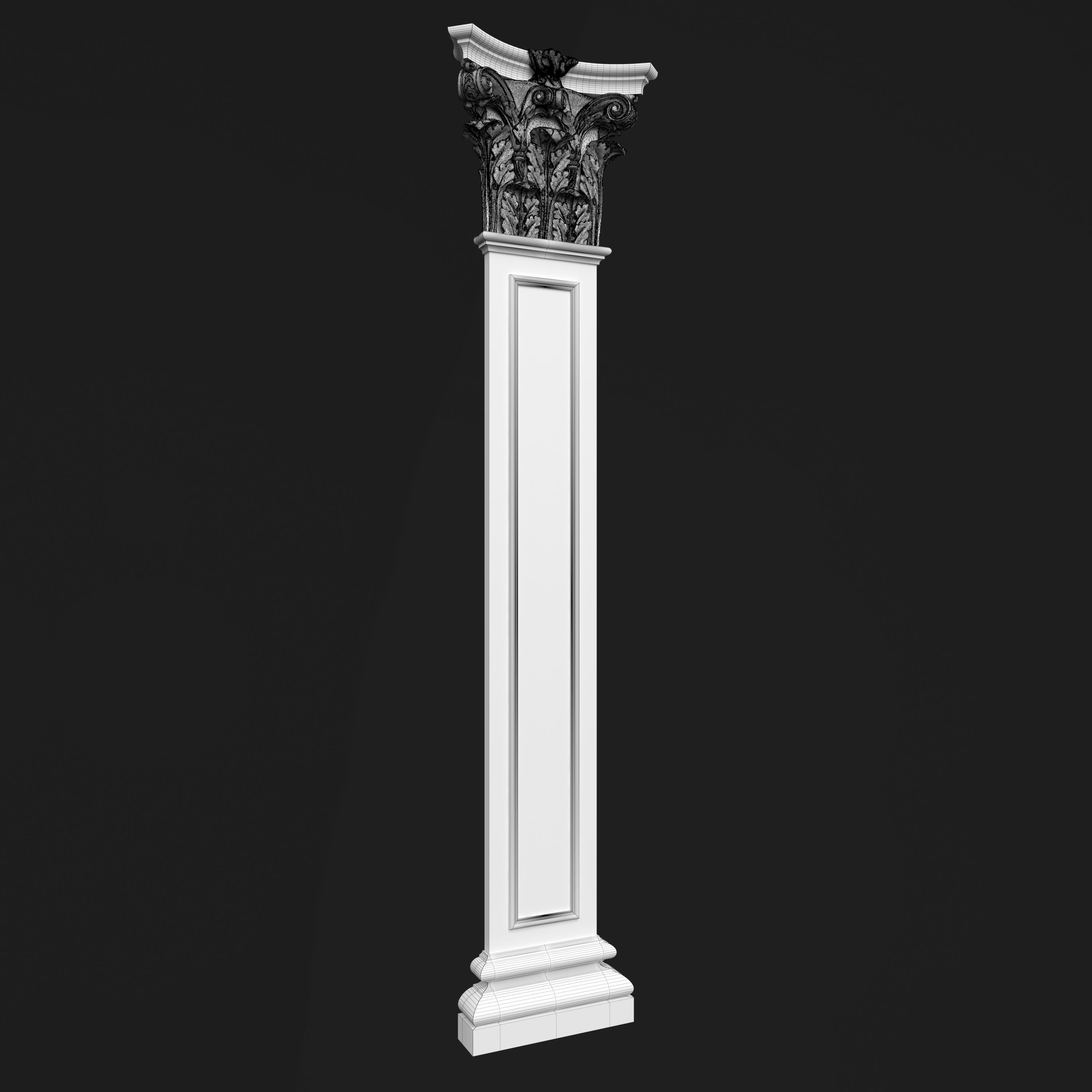 Column Decorative 19 3D model_1