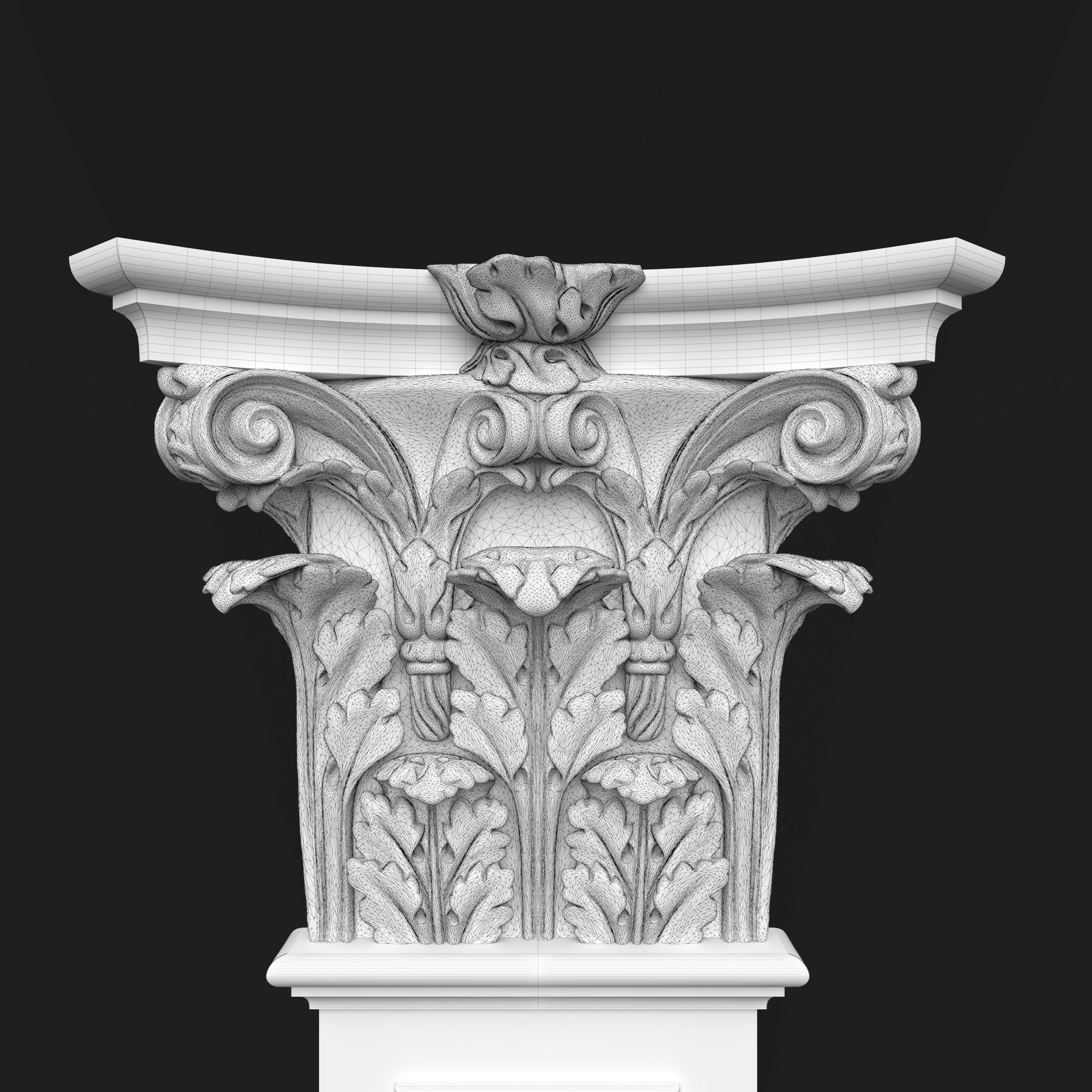 Column Decorative 19 3D model_7