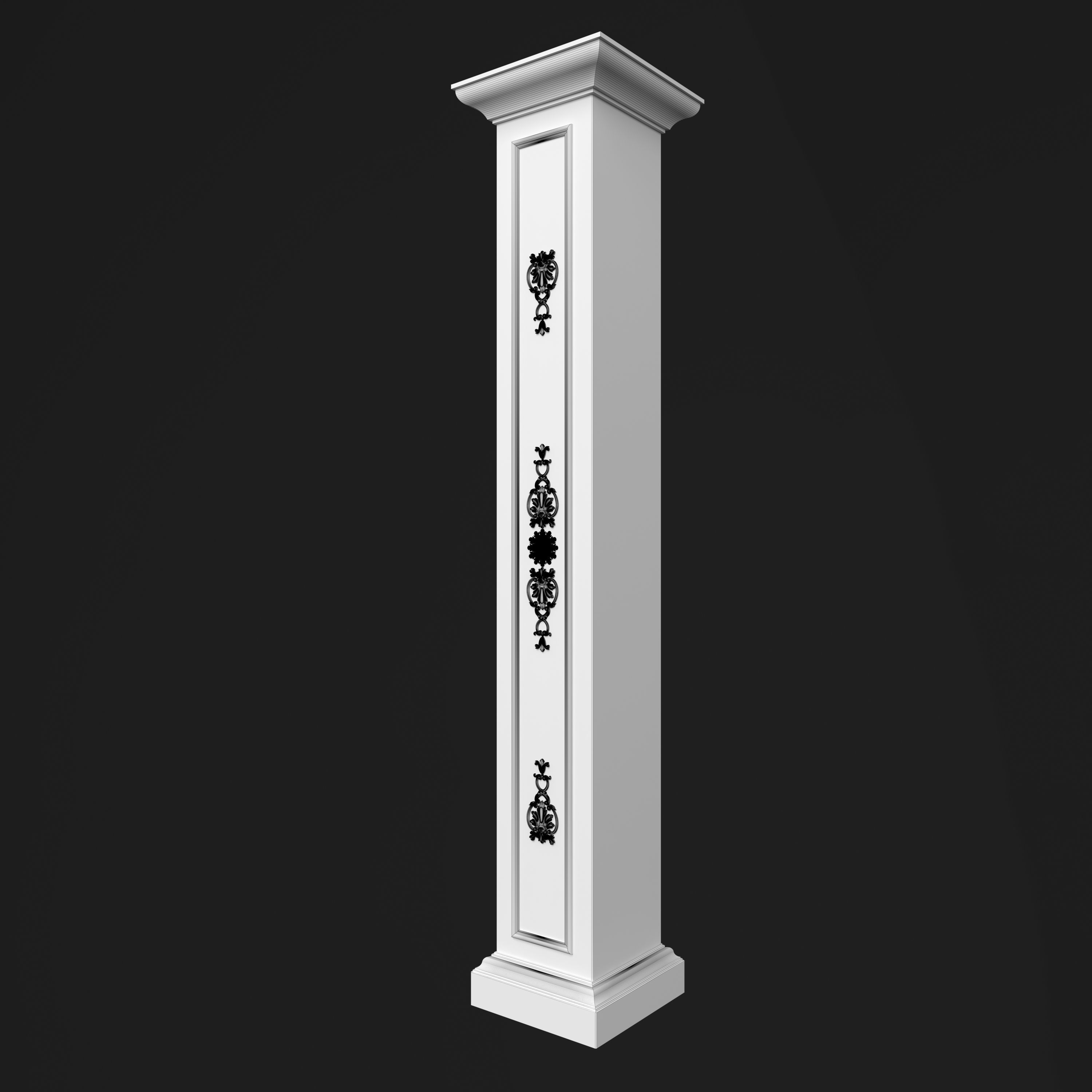 Column Decorative 20 3D model_9