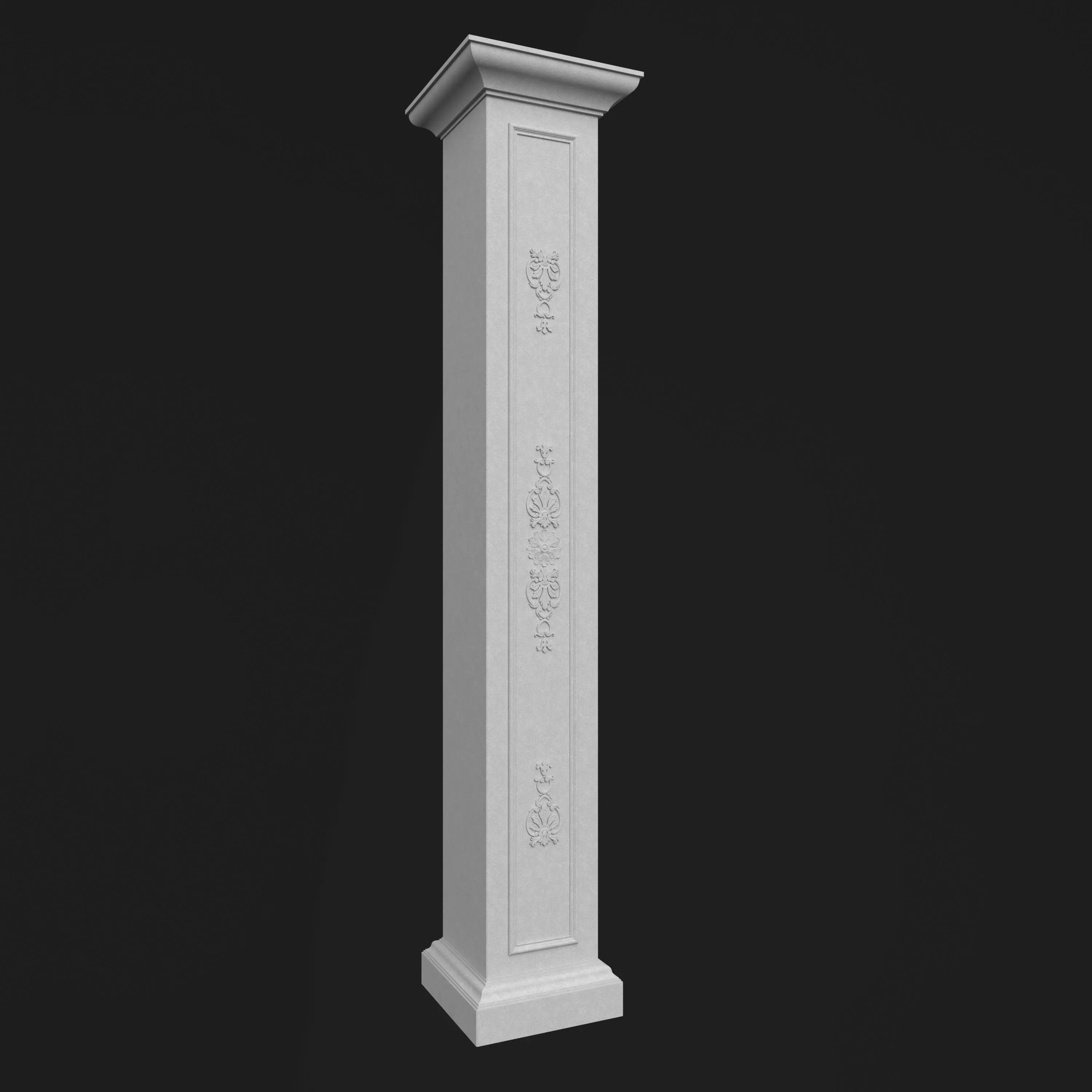 Column Decorative 20 3D model_0