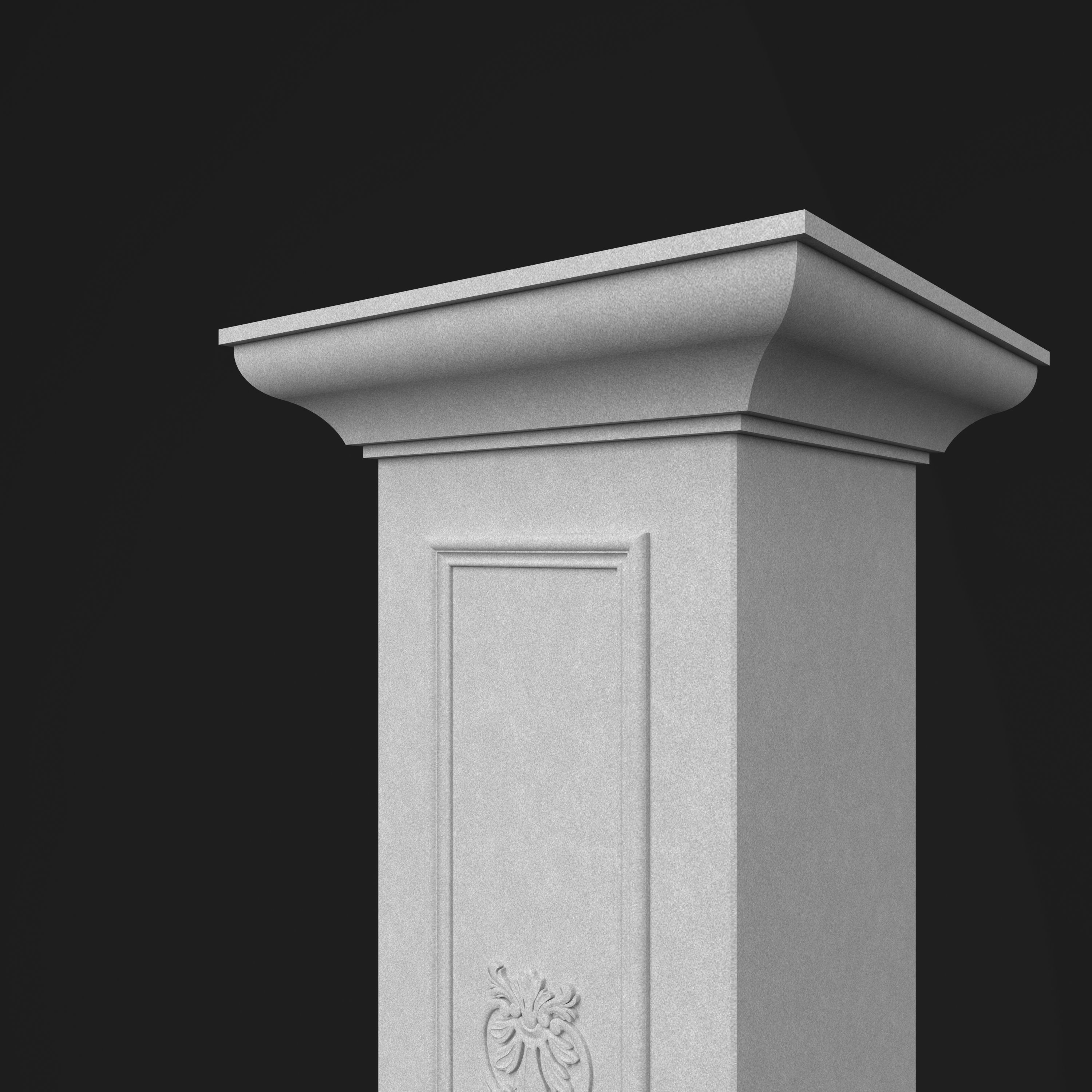 Column Decorative 20 3D model_10
