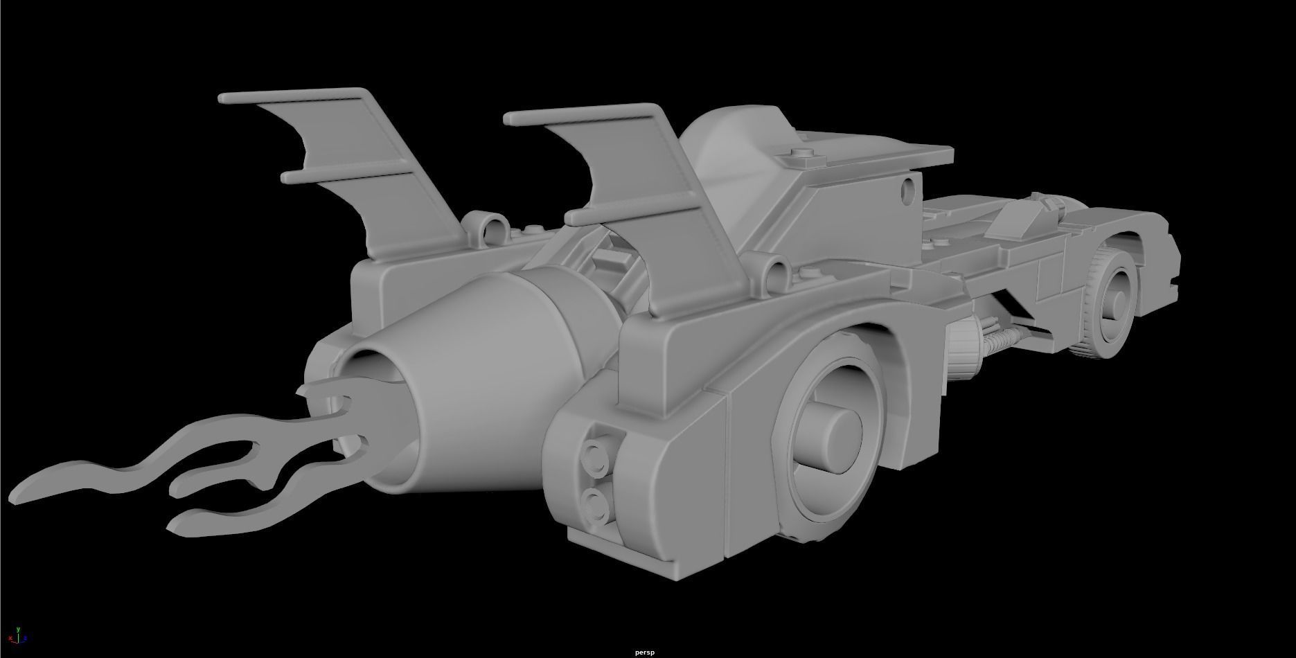 Lego - 1989 Batmobile 3D print model_9